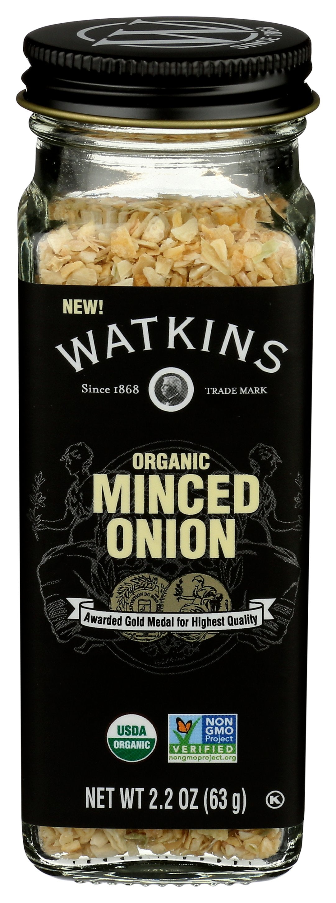 WATKINS ONION MINCED ORG - Case of 3