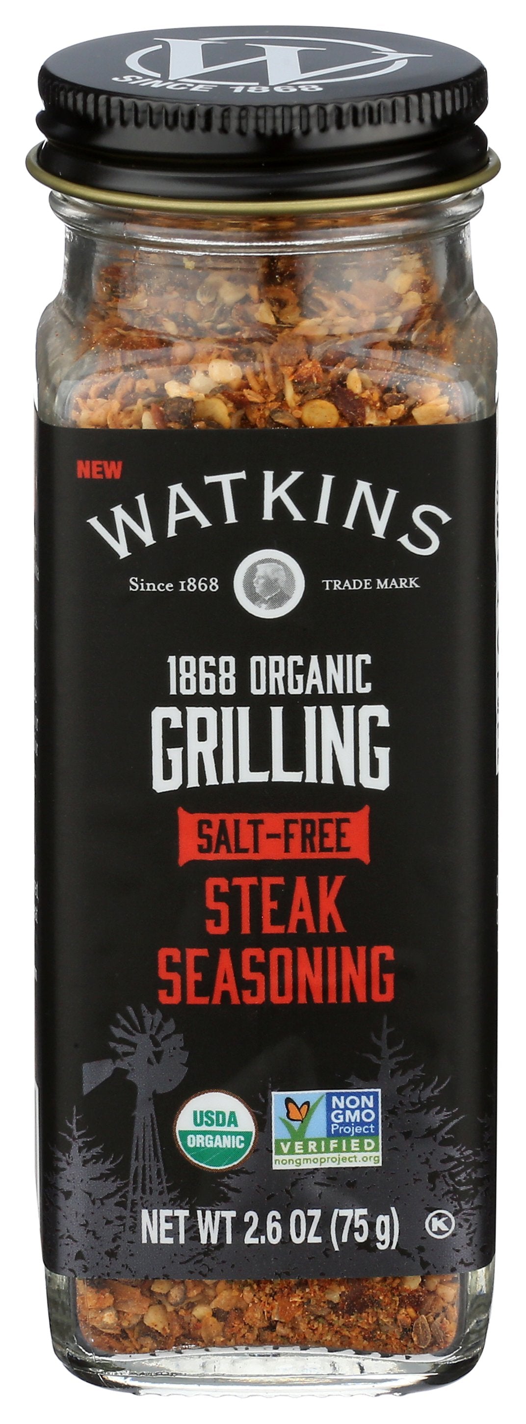 WATKINS SEASONING STEAK SF ORG - Case of 12