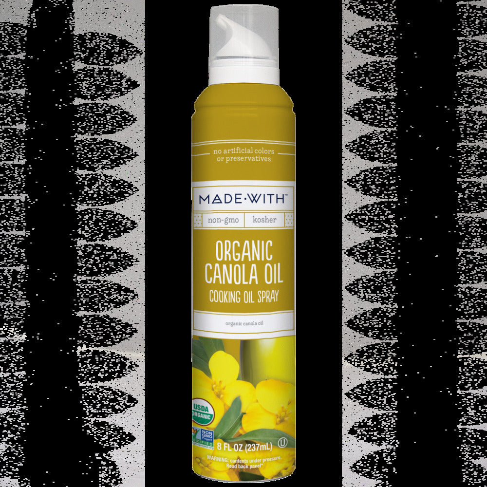 Made with Oil Spray Canola Non GMO Organic - Case of 6 - 8 fl oz