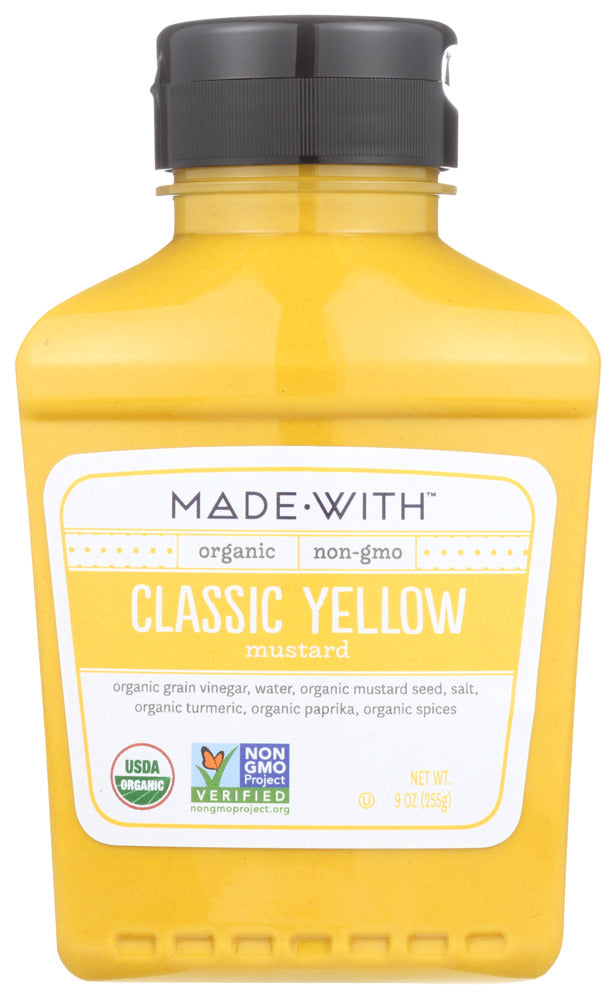 Made With Yellow Mustard Organic - Case of 6 - 9 oz
