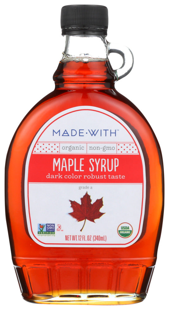 Made With Dark Color Grade A Maple Syrup - Case Of 12 - 12 OZ