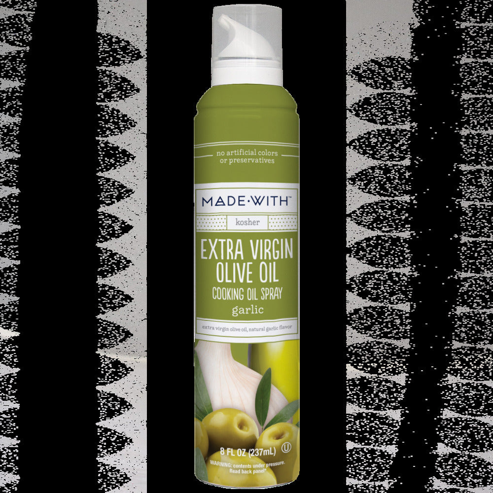 Made with Oil Spray EVOO Garlic - Case of 6 - 8 fl oz