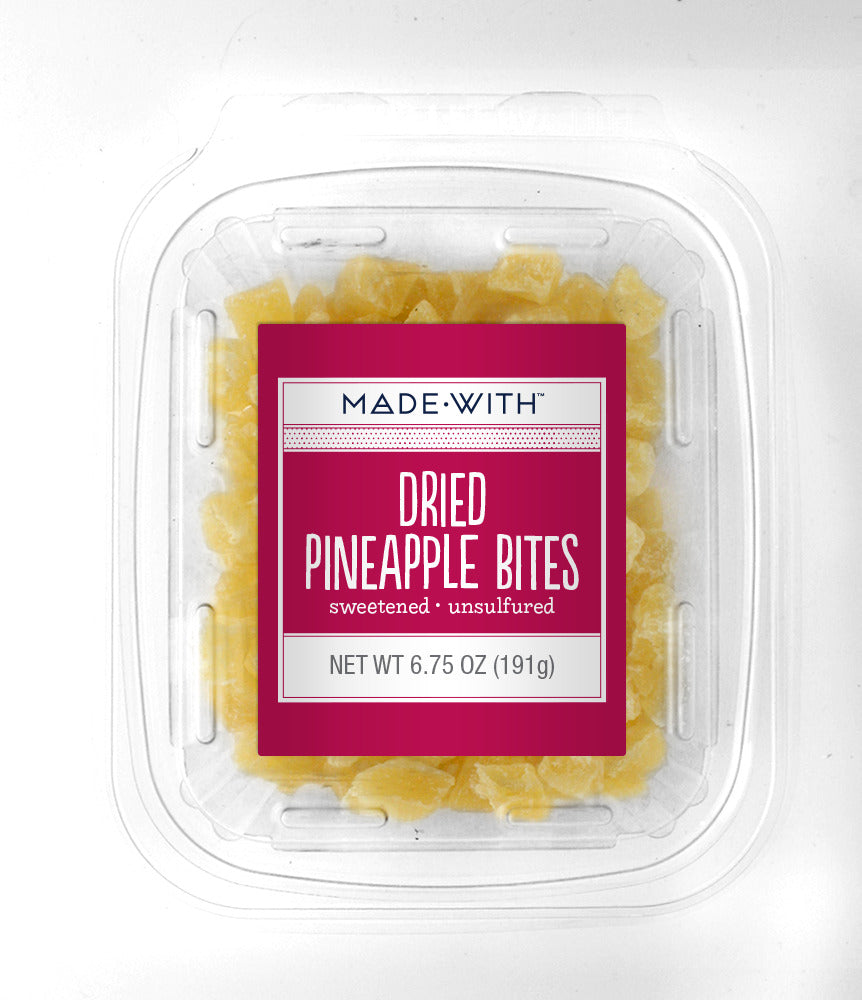 Made With Dried Pineapple Bites  - 6.75 oz (Case of 12)
