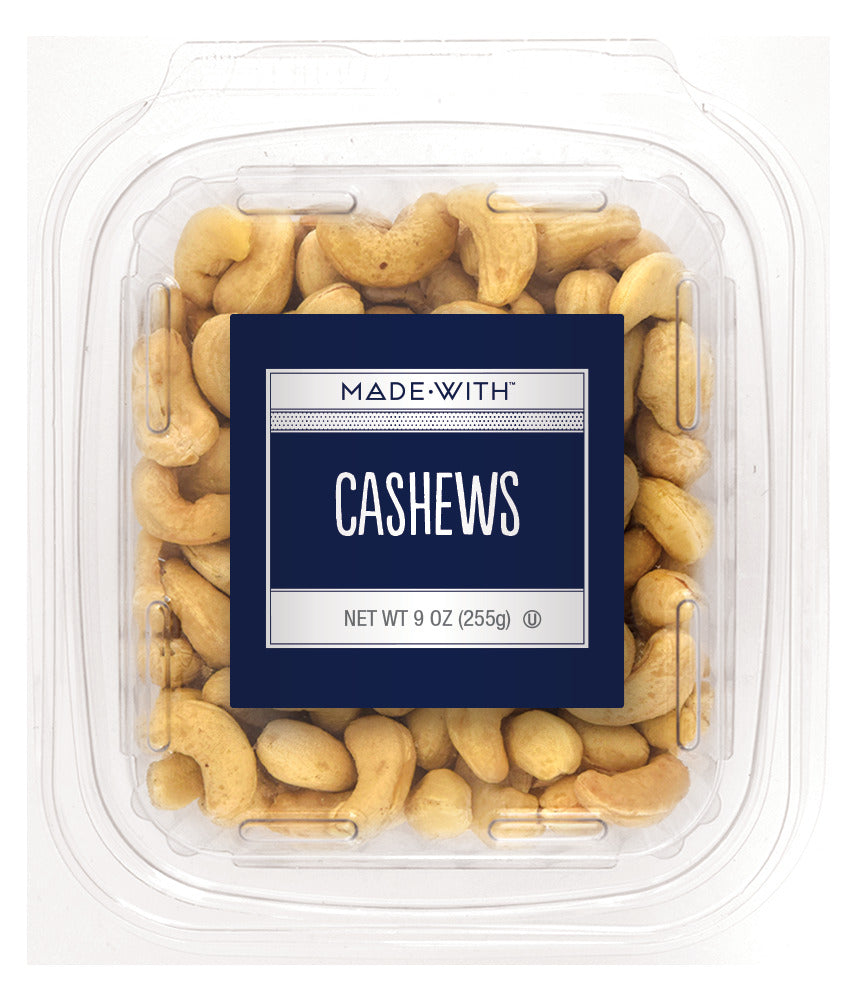 Made With Nut Cashew Raw Tub - Pack of 12 - 9 OZ