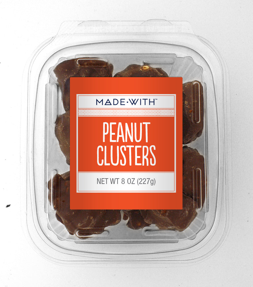 Made With Cluster Peanut Tub - Pack of 12 - 8 OZ