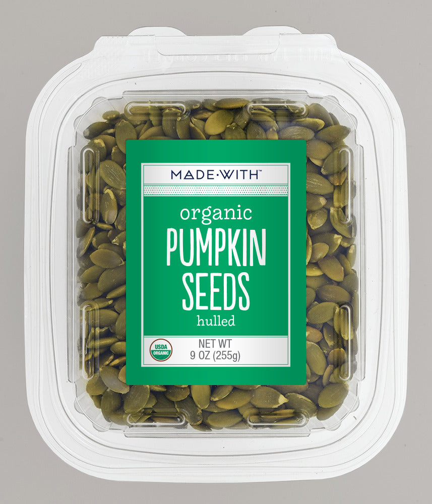 Made With Seeds Pumpkin No Salt Tub Organic - Pack of 8 - 9 OZ