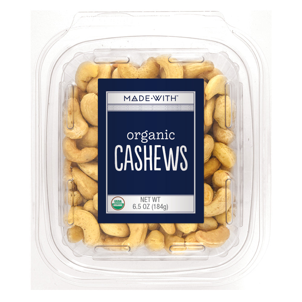 Made With Nut Cashew Tub Organic - Pack of 12 - 6.5 OZ