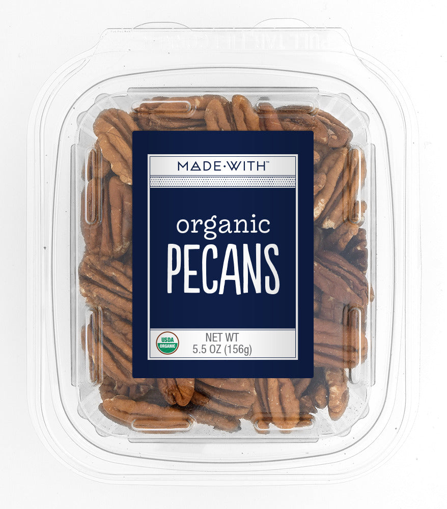 Made With Nut Pecans Tub Org - Pack of 12 - 5.5 OZ