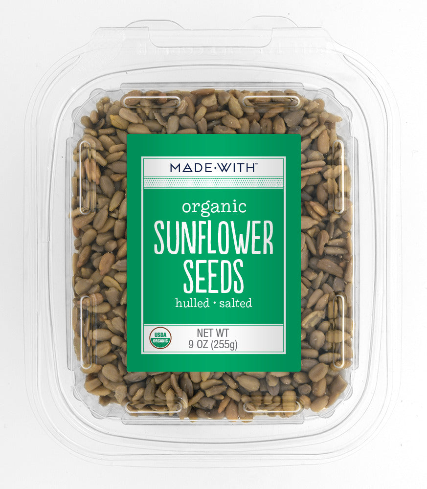 Made With Seeds Sunflower Salted Tub Organic - Pack of 8 - 9 OZ