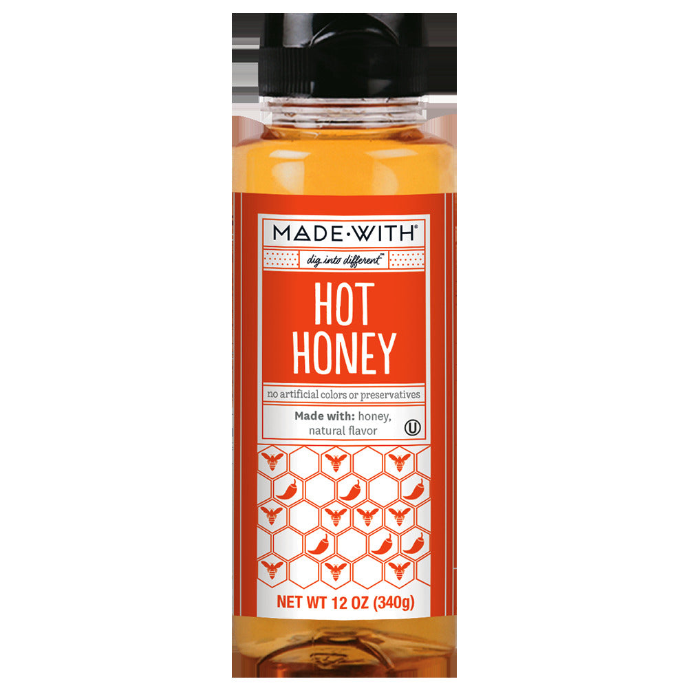 Made with Honey Hot - Case of 6 - 12 oz