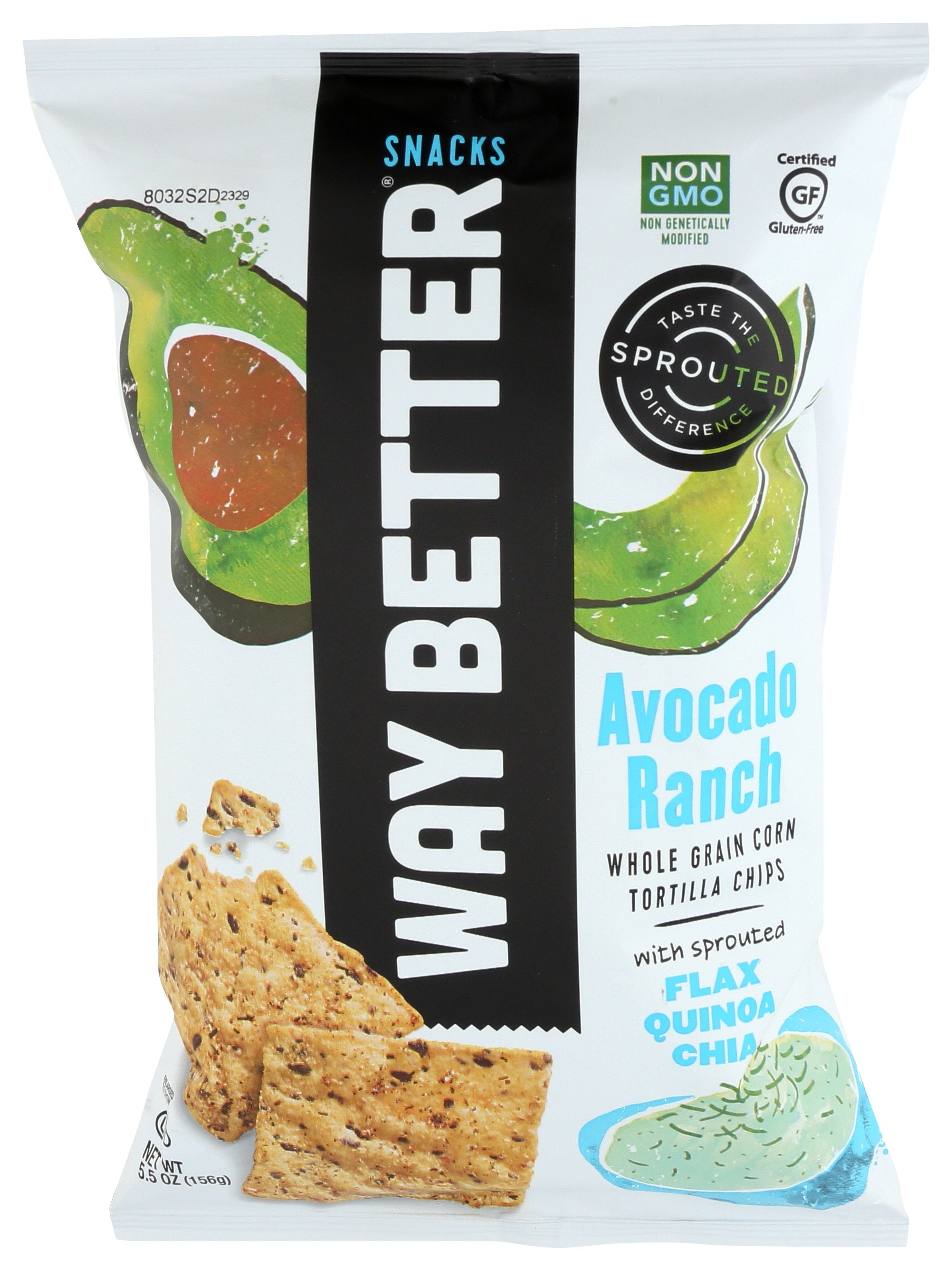 WAY BETTER SNACKS CHIP TORTILLA AVCDO RNCH - Case of 12