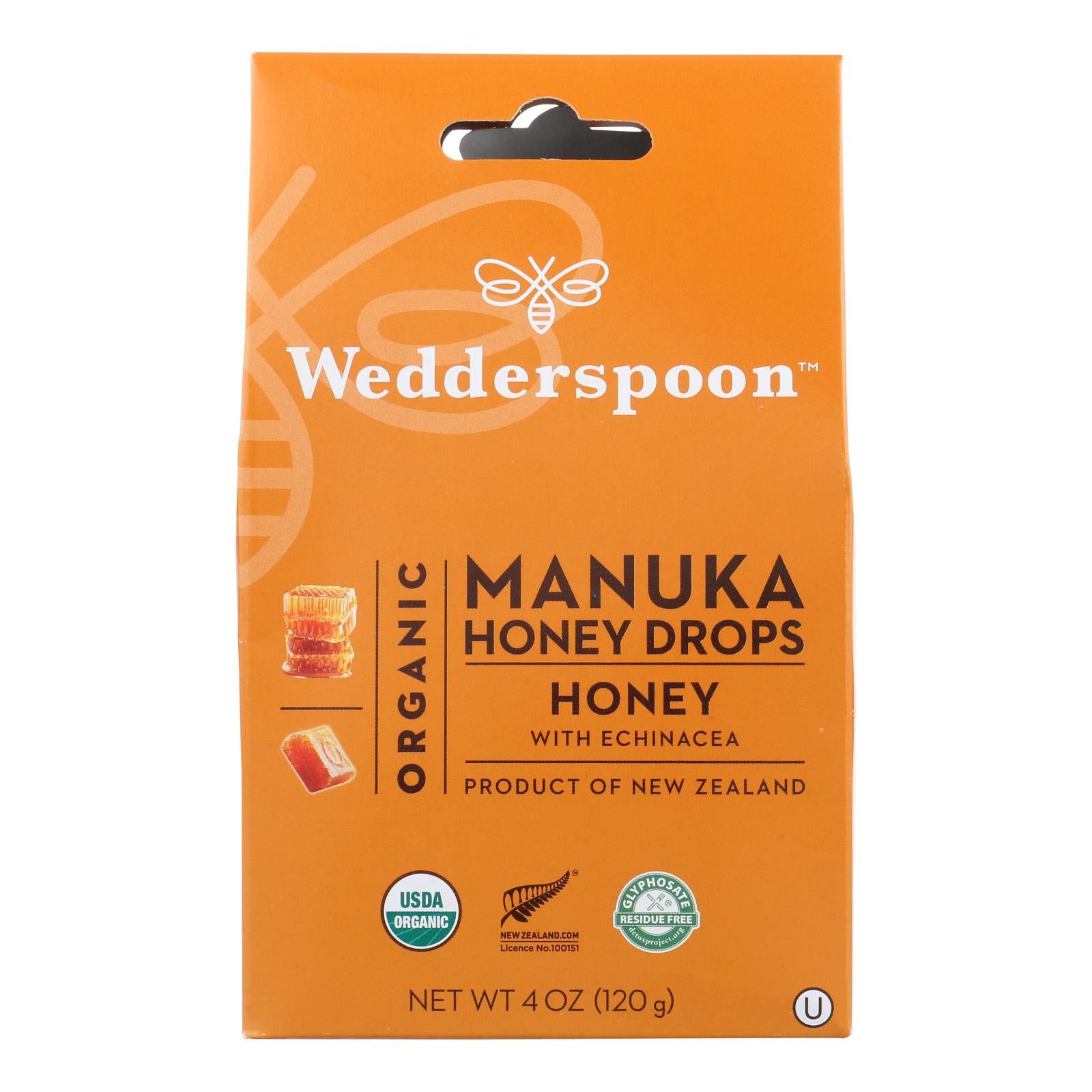 Wedderspoon - Honey Drops Echnca - 1 Each - 4 Oz