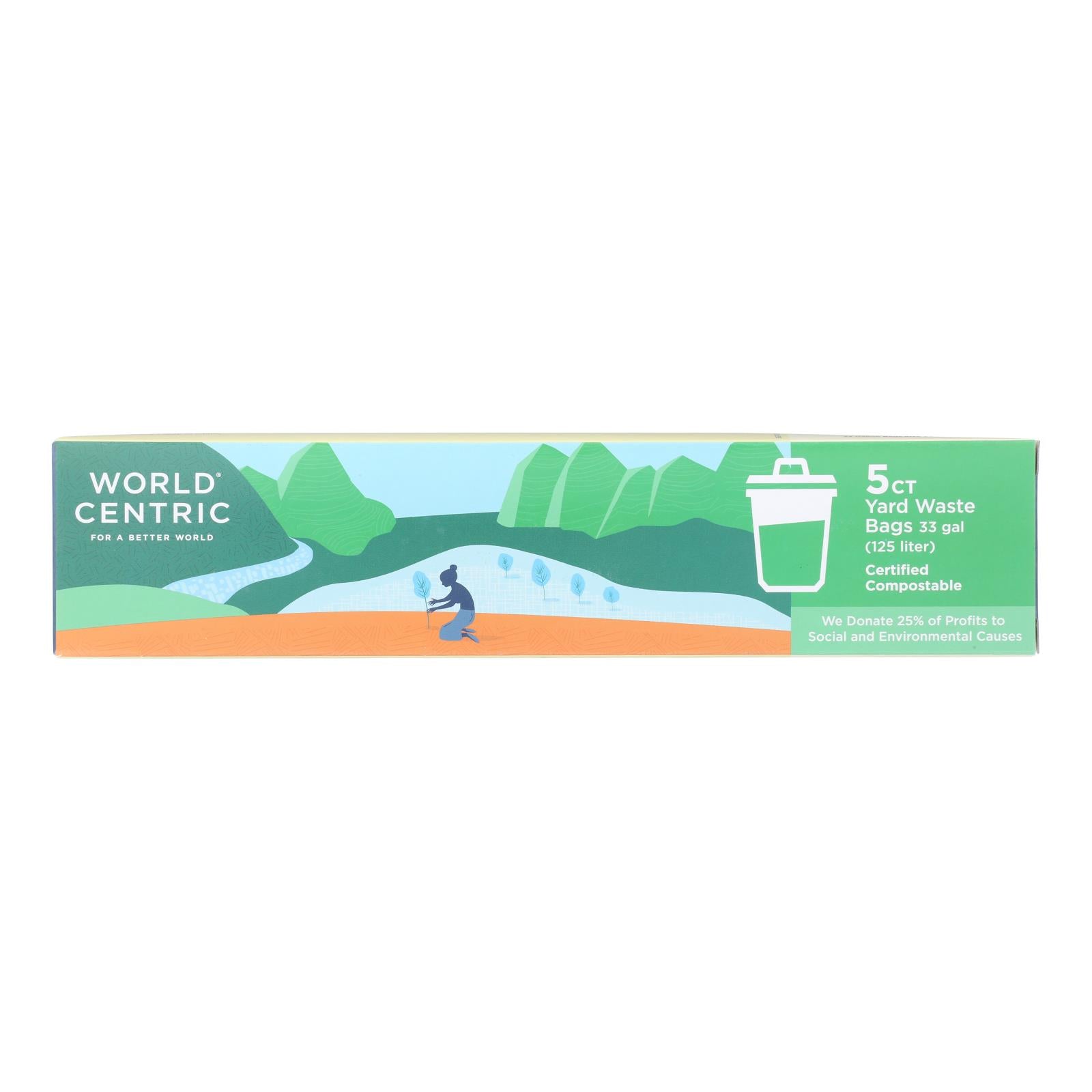 World Centric - Bags Compostable 33 Gal - Case of 12 - 5 CT