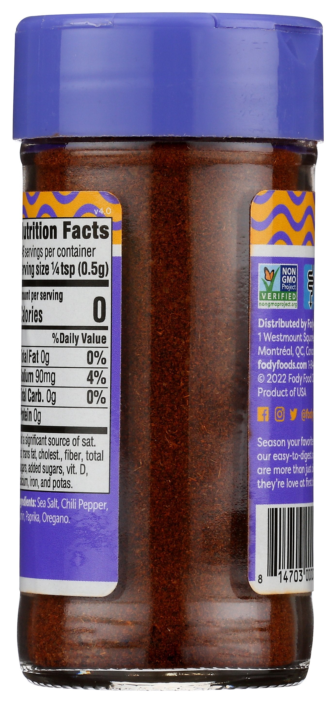 FODY FOOD CO SEASONING TACO - Case of 6