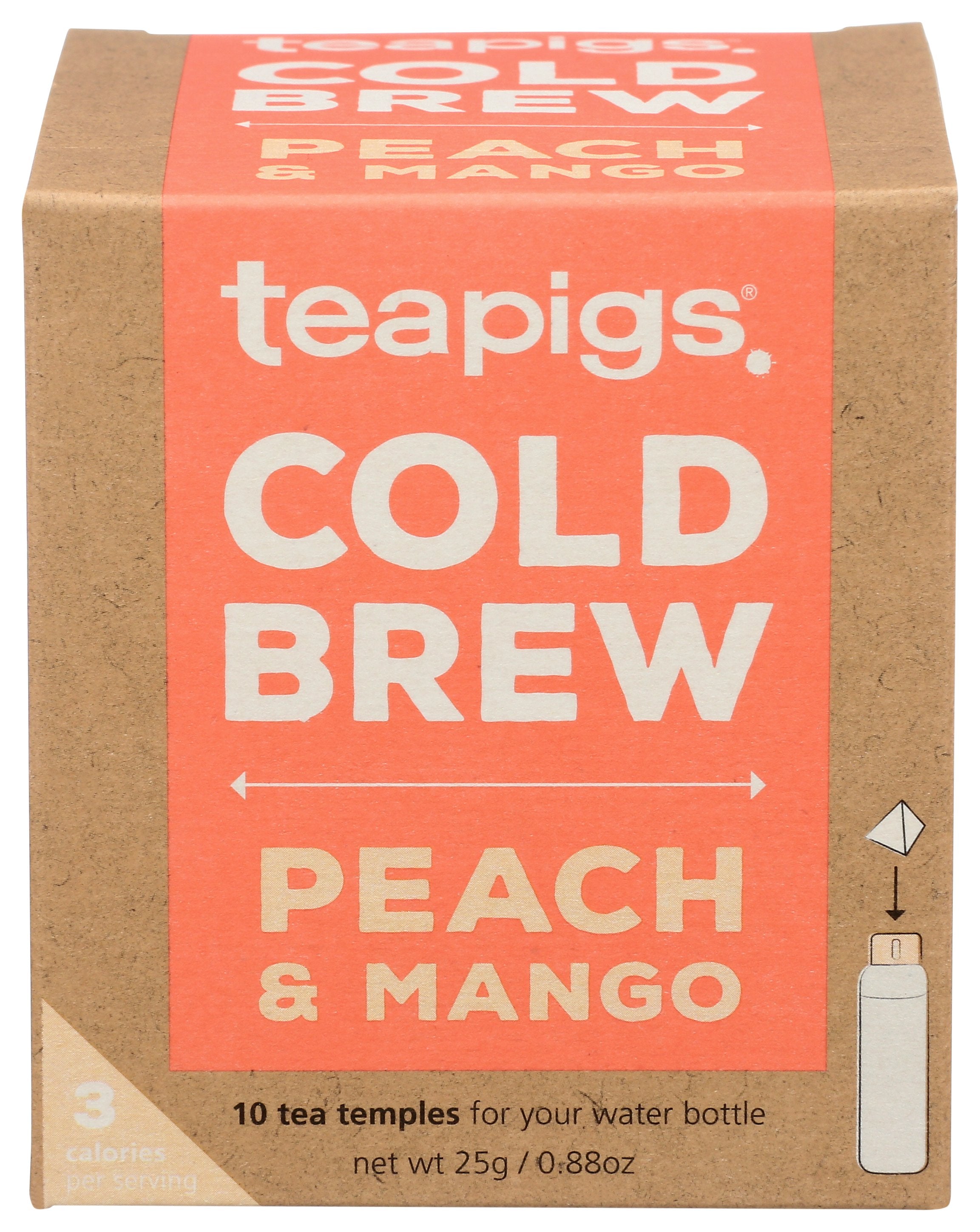 TEAPIGS TEA COLD BRW PEACH MANGO - Case of 6