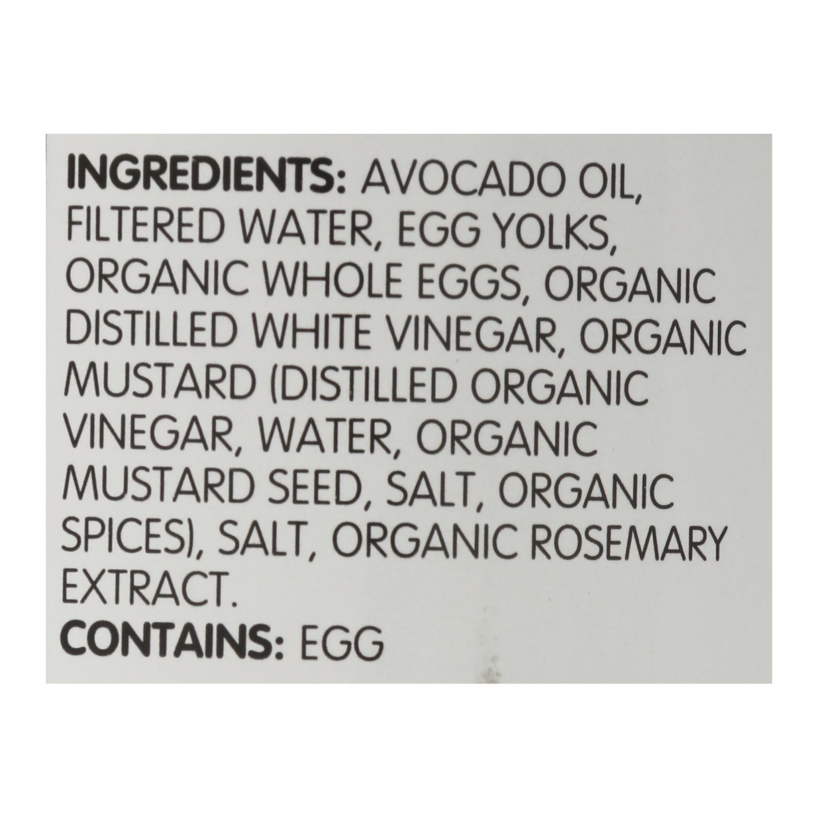 Chosen Foods Avocado Oil - Mayo - Case Of 6 - 12 Oz.