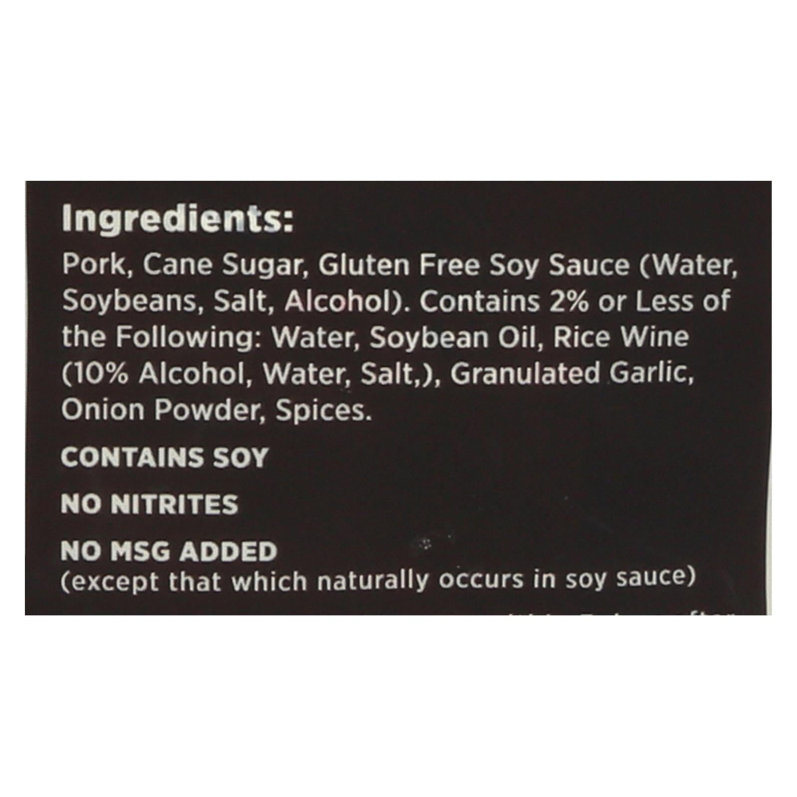 Krave Pork Jerky - Grilled Sweet Teriyaki - Case of 8 - 2.7 oz