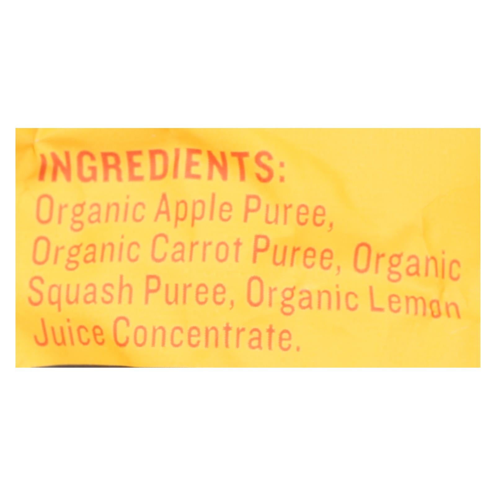 Peter Rabbit Organics Veggie Snacks - Carrot Squash And Apple - Case Of 10 - 4.4 Oz.