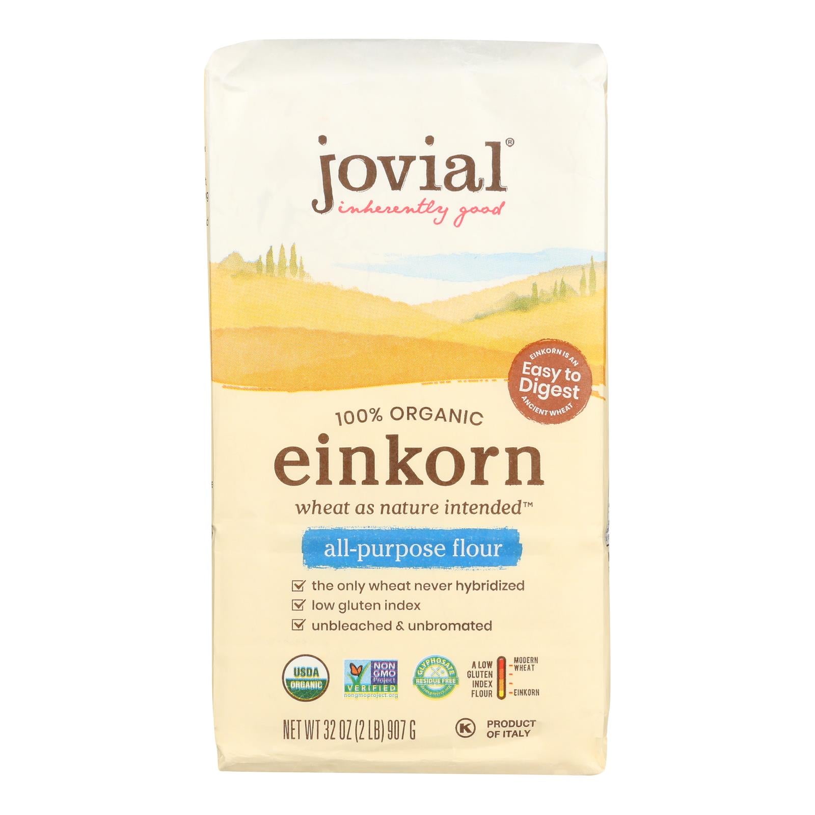 Jovial - Flour - Organic - Einkorn - All-purpose - 32 Oz - Case Of 10