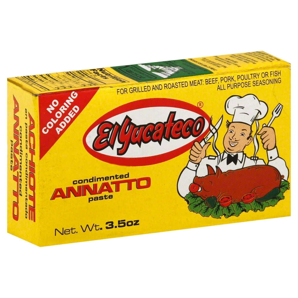 El Yucateco Paste Achiote - Case of 12 - 3.5 oz.