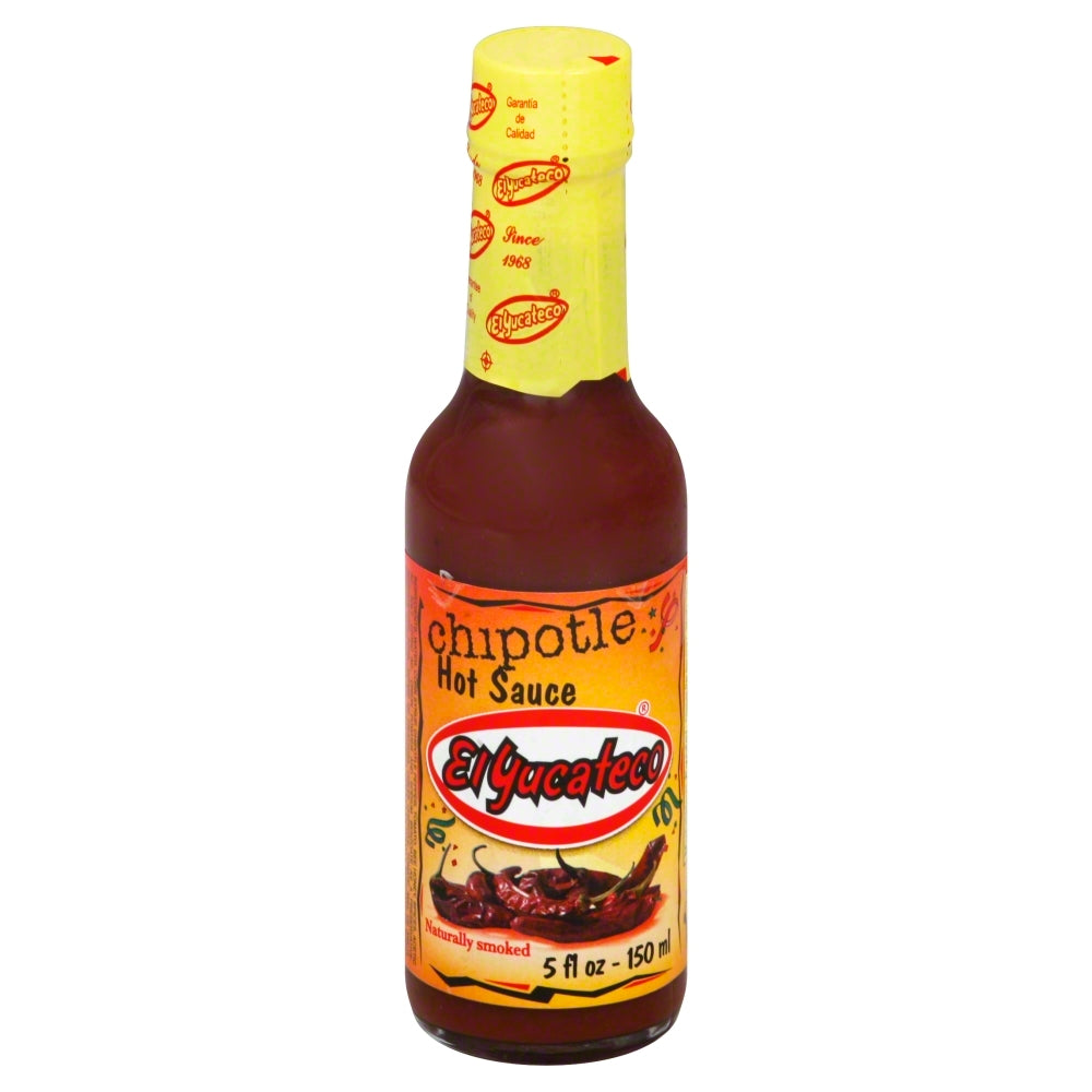 El Yucateco Hot Sauce Chipotle - Case of 12 - 5 oz