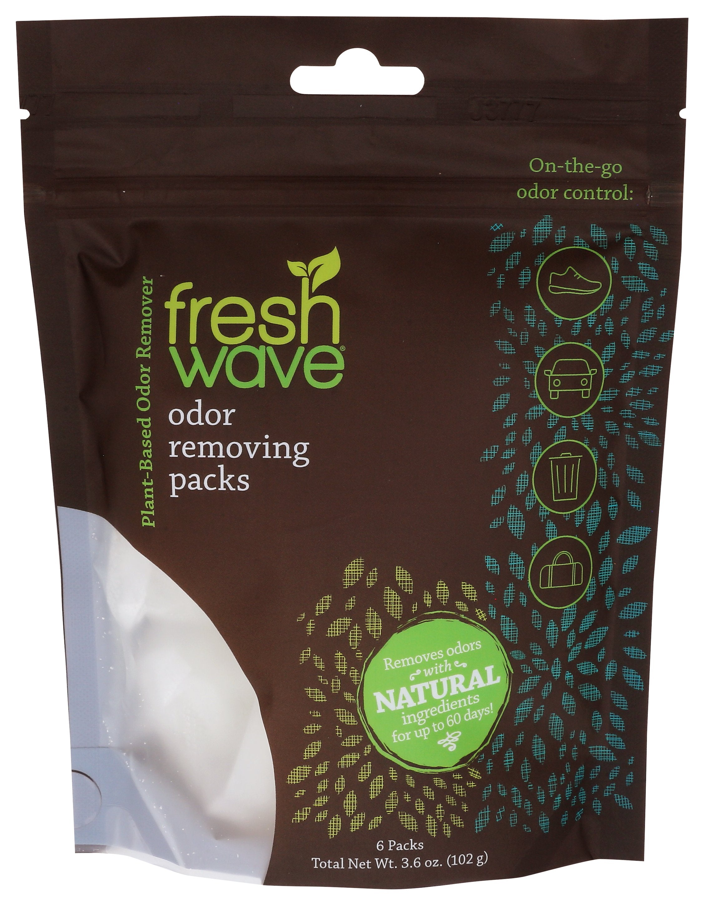 FRESH WAVE FRESHNER ODOR REMOVING PACKS - Case of 6