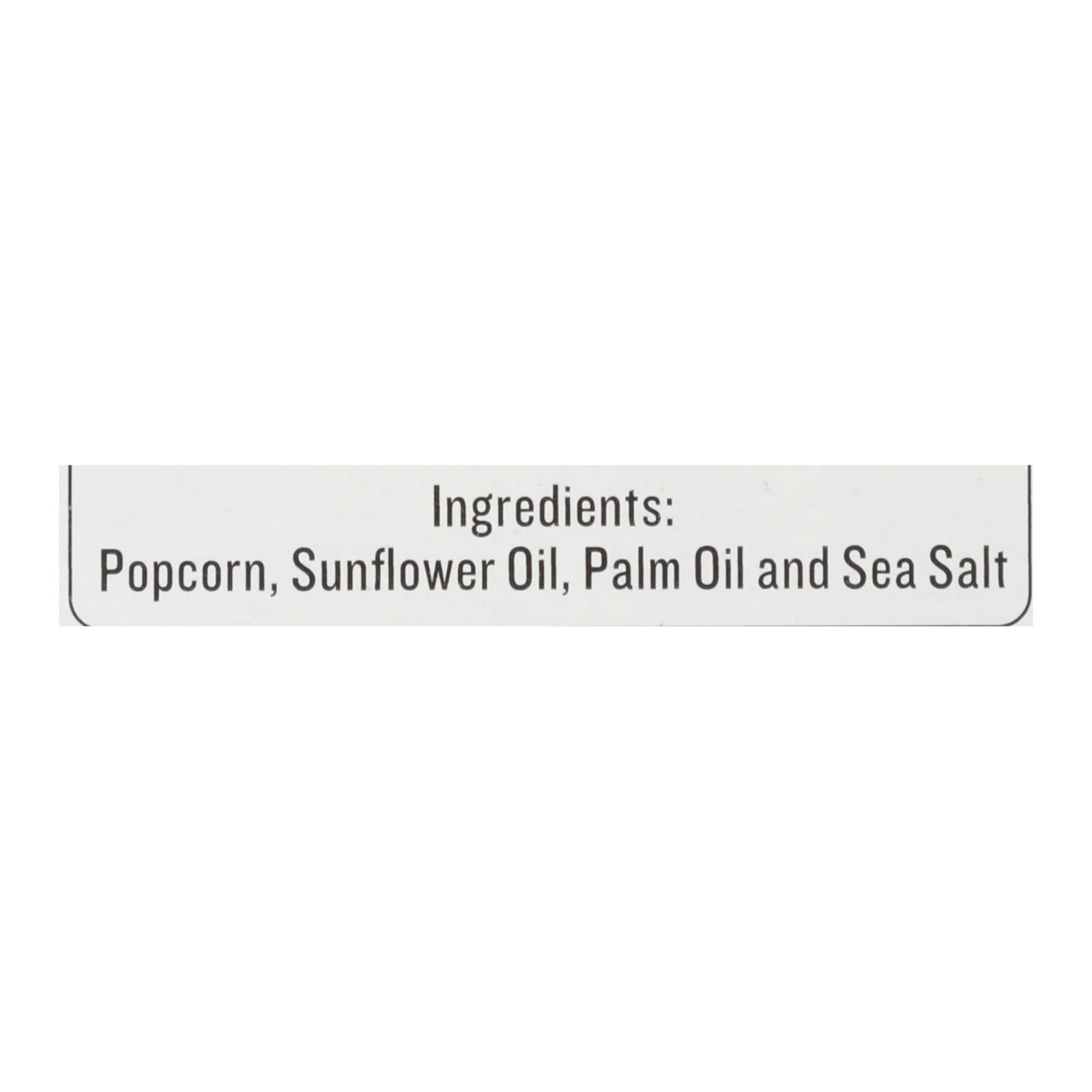 Skinnypop Popcorn - Popcorn Micro Sea Salt 3pk - Case of 12 - 3/2.8 OZ