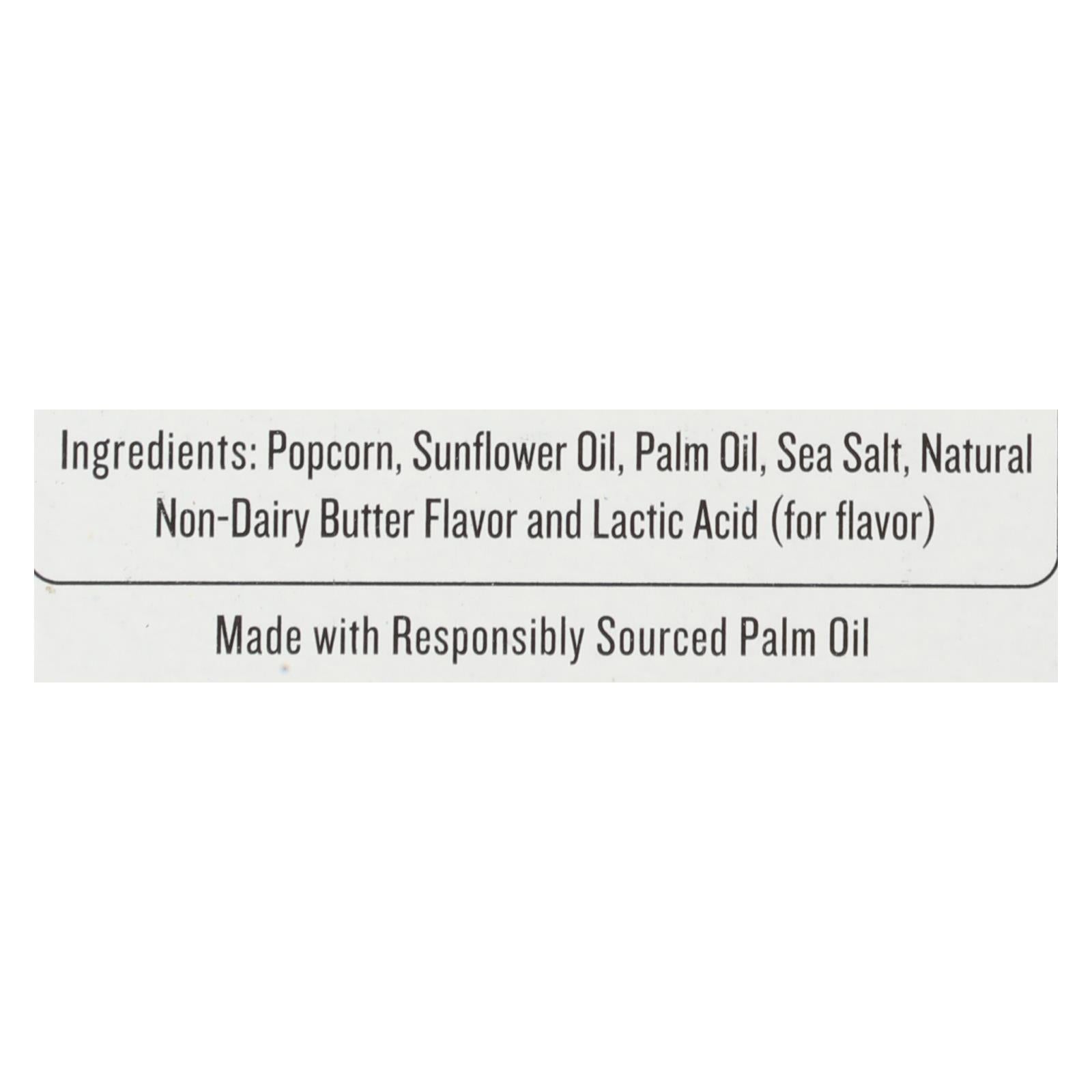 Skinnypop Popcorn - Popcorn Micro Butter - Case of 6 - 6/2.8 OZ