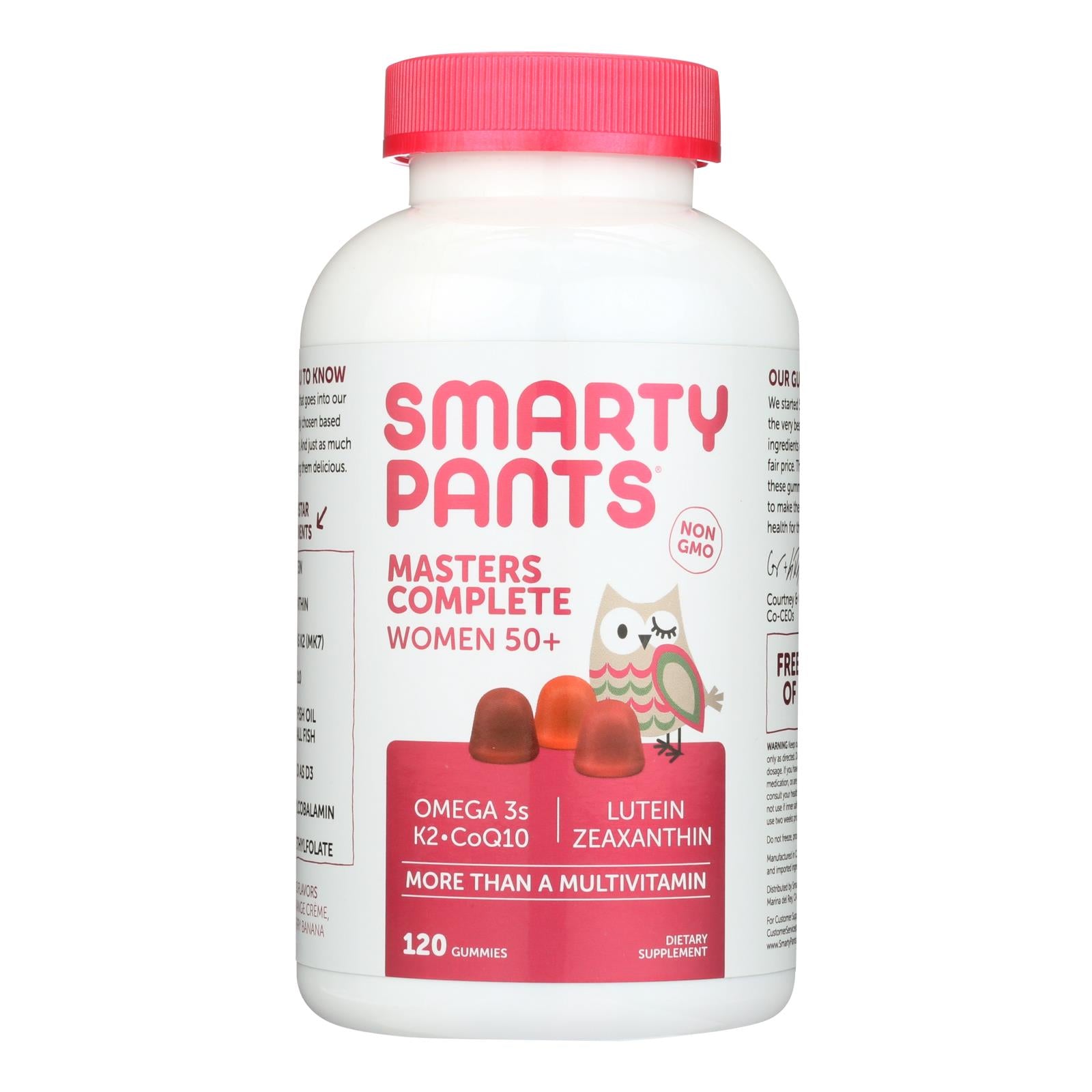 Smartypants Masters Complete Women 50+ Blueberry Orange Crème Strawberry Banana Gummies  - 1 Each - 120 Ct