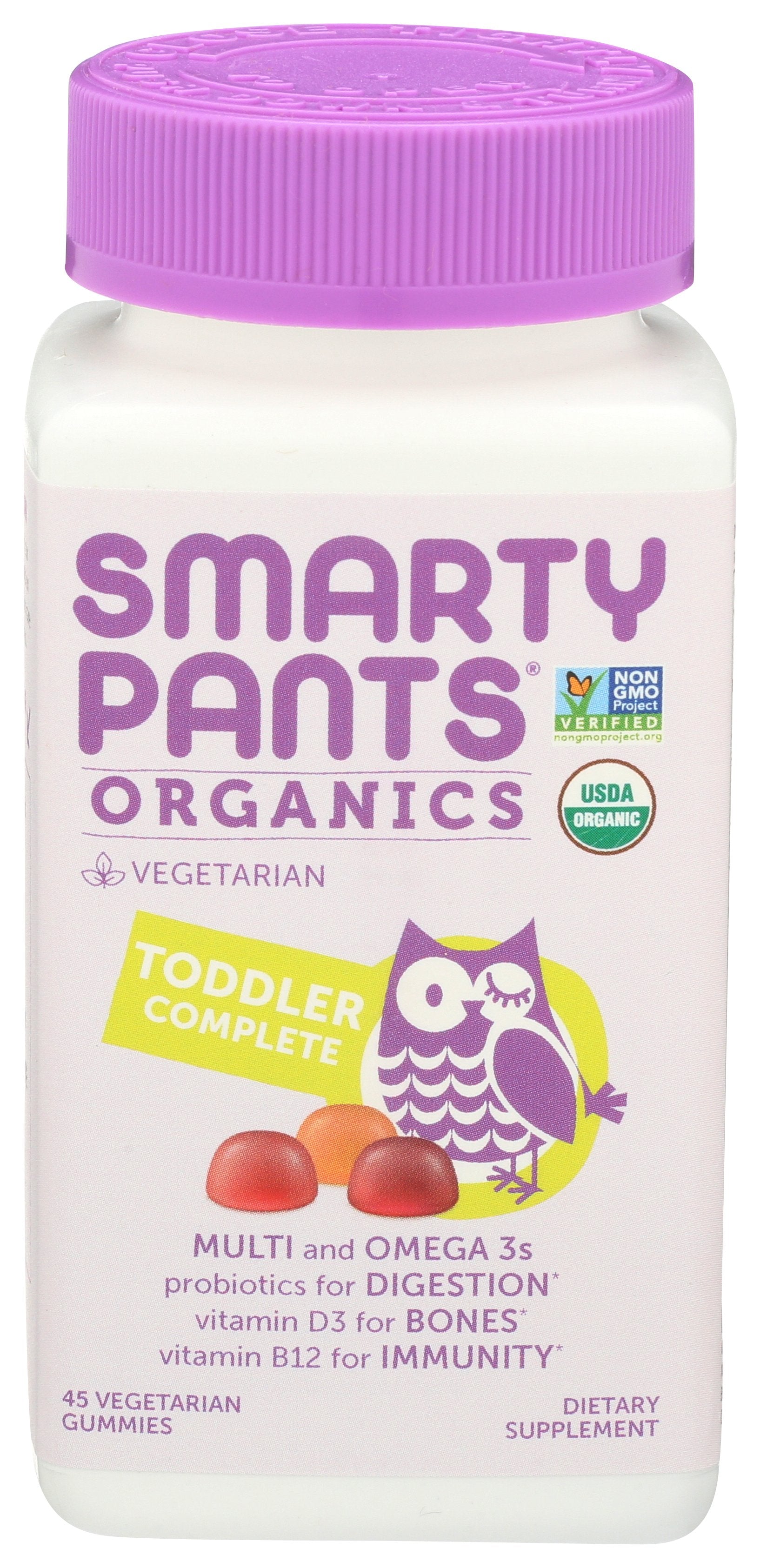 SMARTYPANTS ORGANIC TODDLER FORMULA [SMARTY PANTS ORGANICS - TODDLER FORMULA - VEGETARIAN - 45 COUNT - 45 EA]