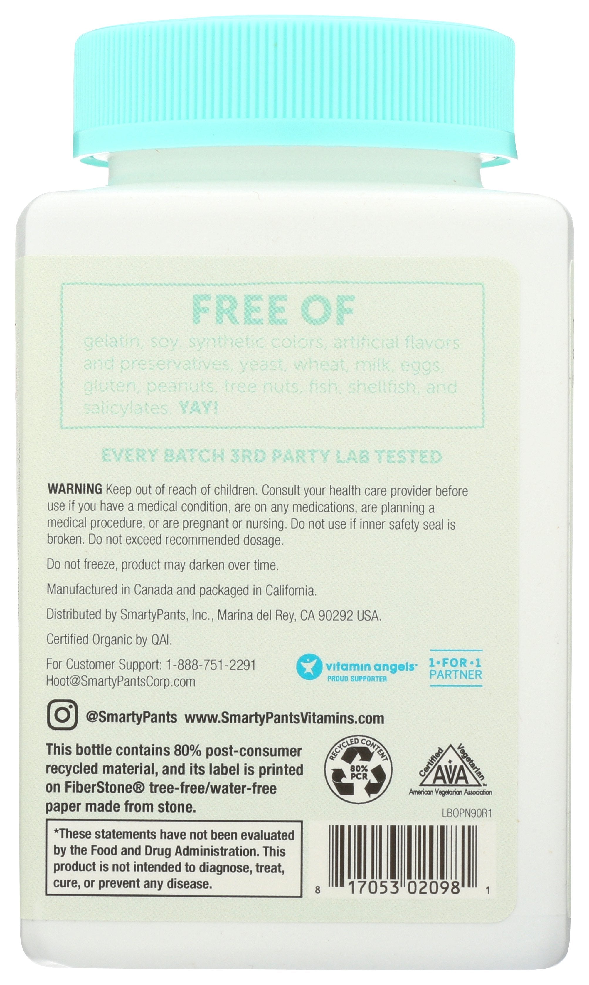 SMARTYPANTS ORGANIC PRNATAL FORMULA