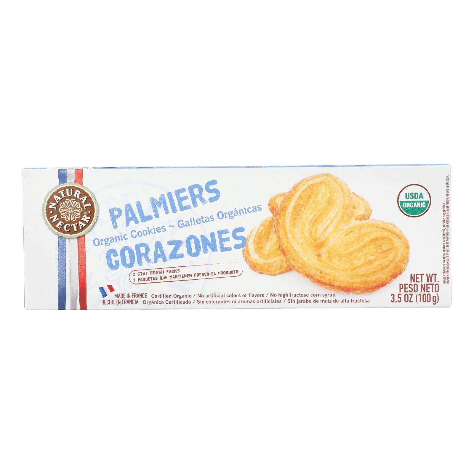 Natural Nectar Palmiers  - Case of 12 - 3.5 OZ
