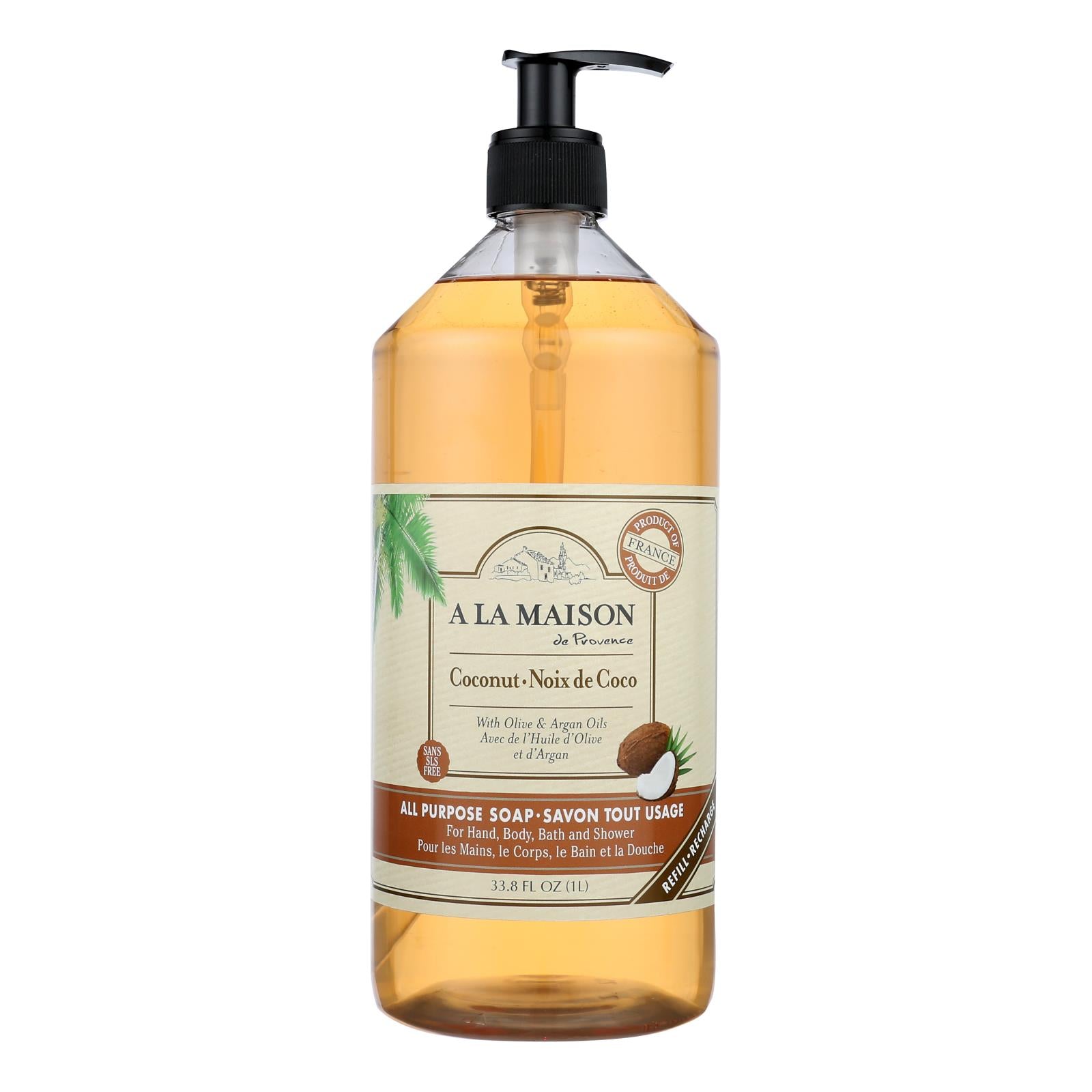 A La Maison - Liquid Hand Soap - Coconut - 33.8 fl oz.