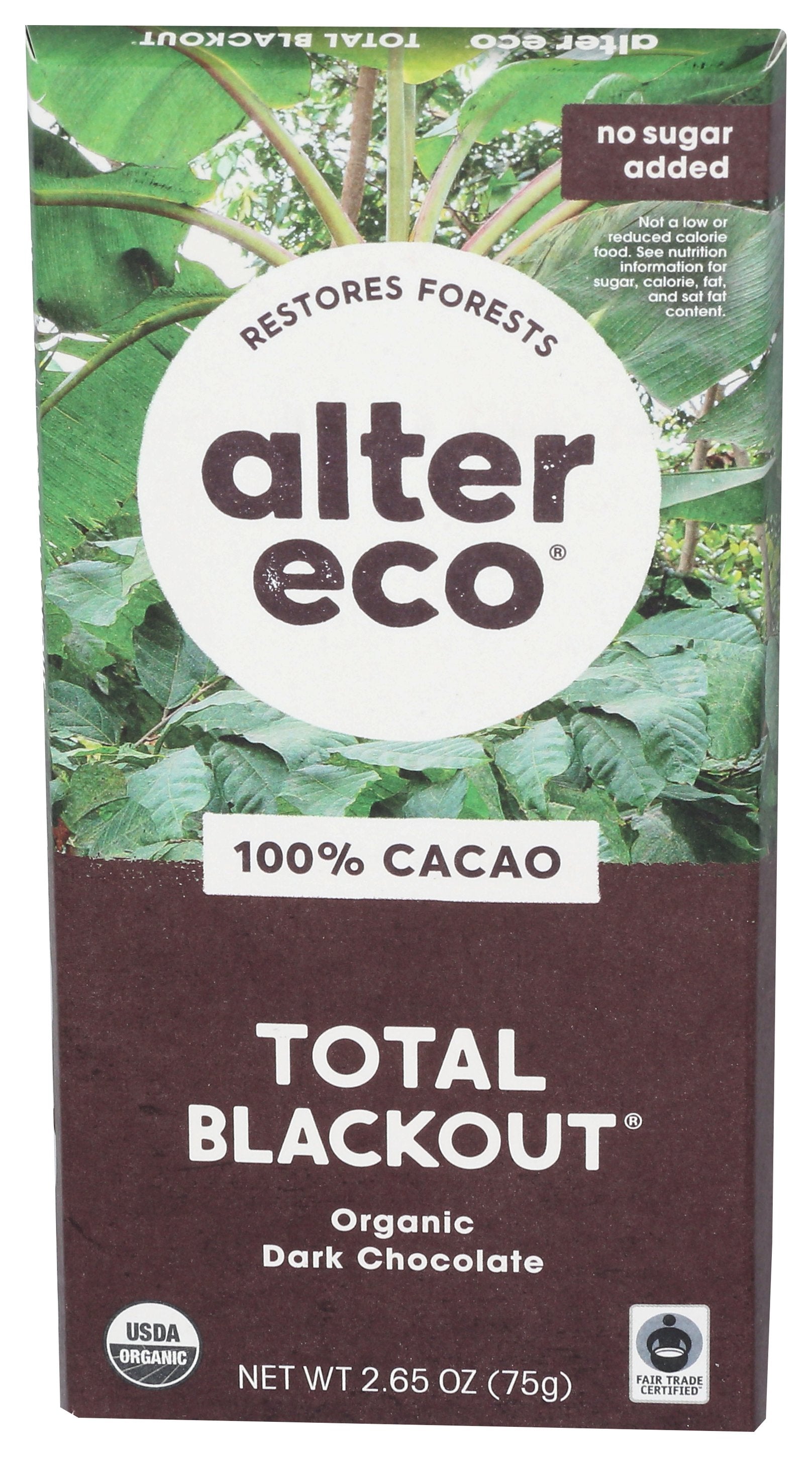 ALTER ECO CHOC BR 100CAC BLCKT ORG - Case of 12