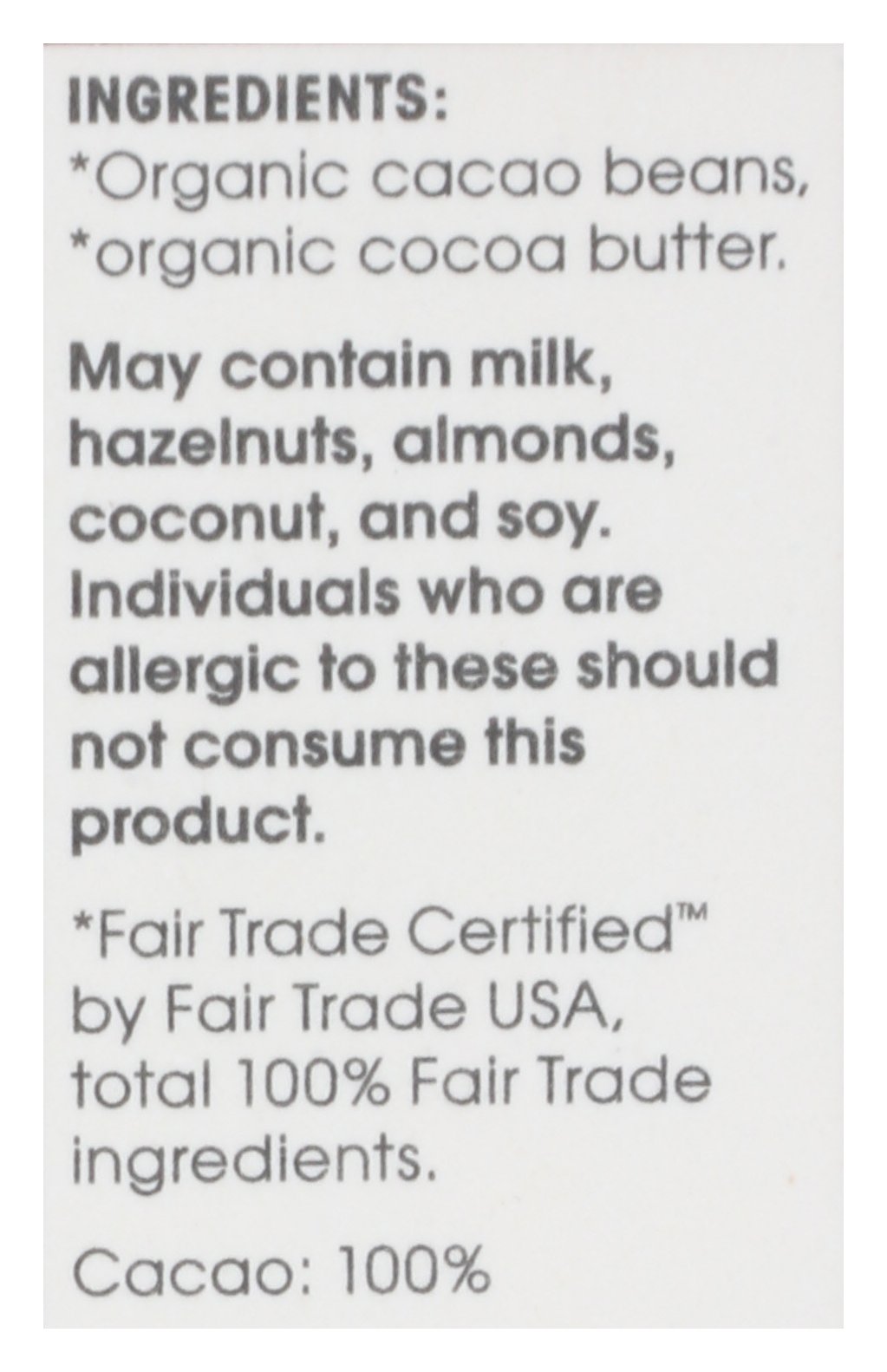 ALTER ECO CHOC BR 100CAC BLCKT ORG - Case of 12