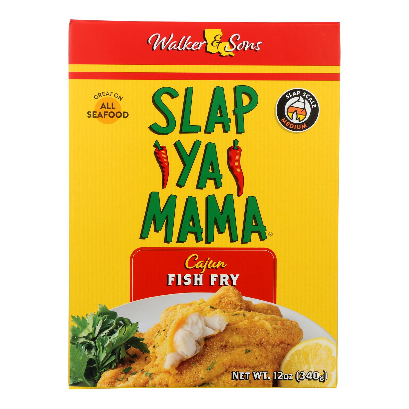 Slap Ya Mama - Mix Cajun Fish Fry - Case of 12-12 OZ