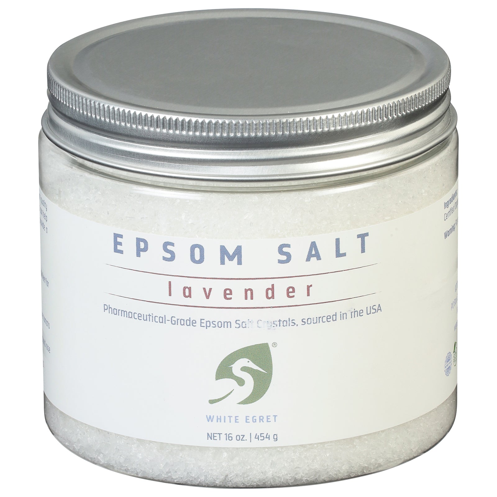 White Egret - Epsom Salt Lavender - 1 Each - 16 Oz