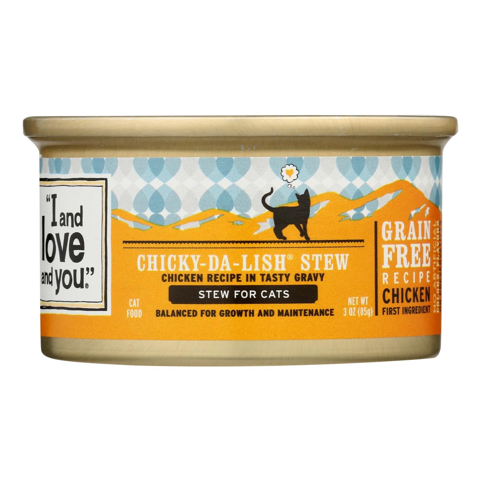 I And Love And You - Cat Fd Can Chicken Chnk W/gr - Case of 24 - 3 OZ