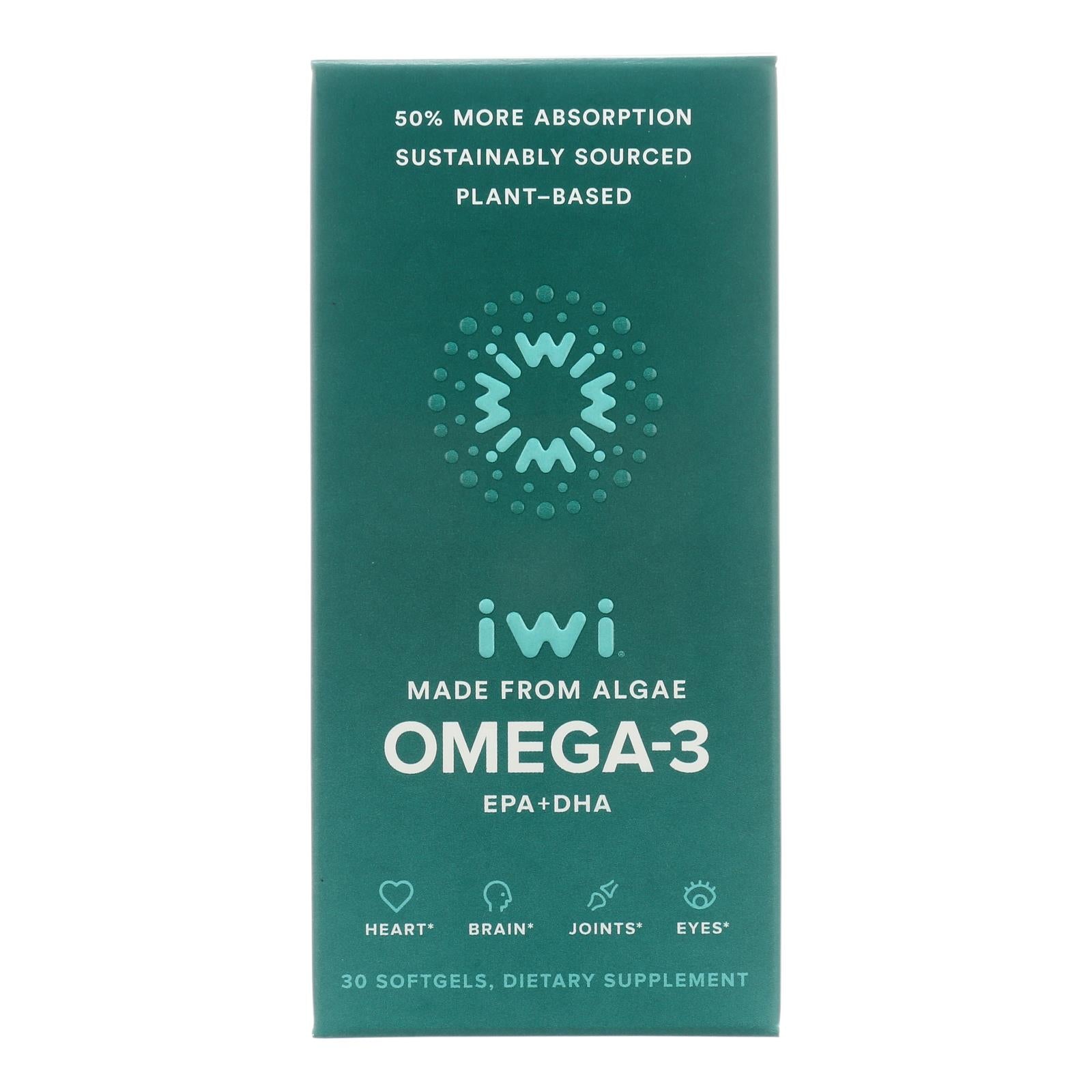 Iwi - Supp Alge Epa/dha Omega3 - Ea Of 1-30 Sgel