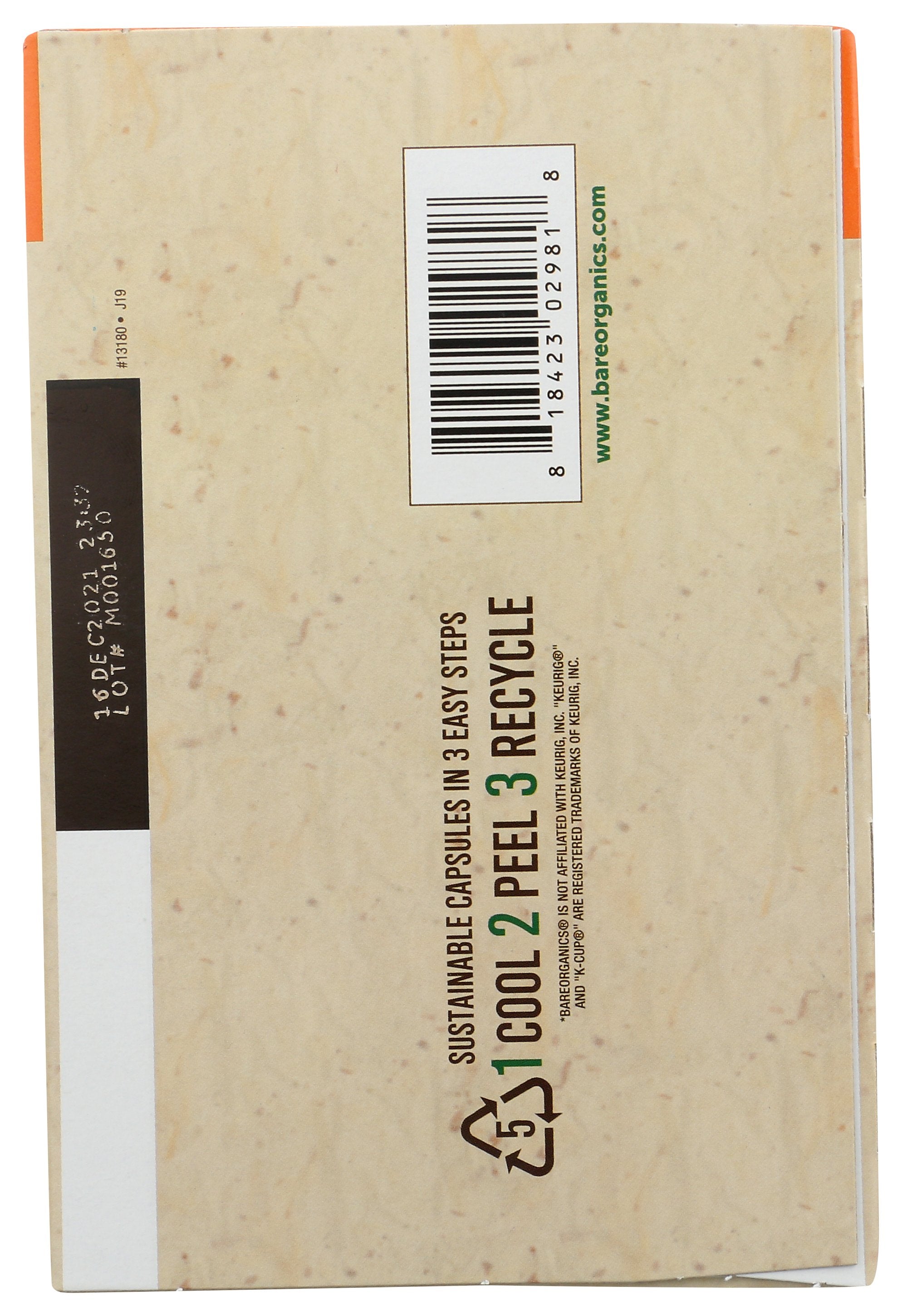 BAREORGANICS COFFEE FOCUS 10PC - Case of 6