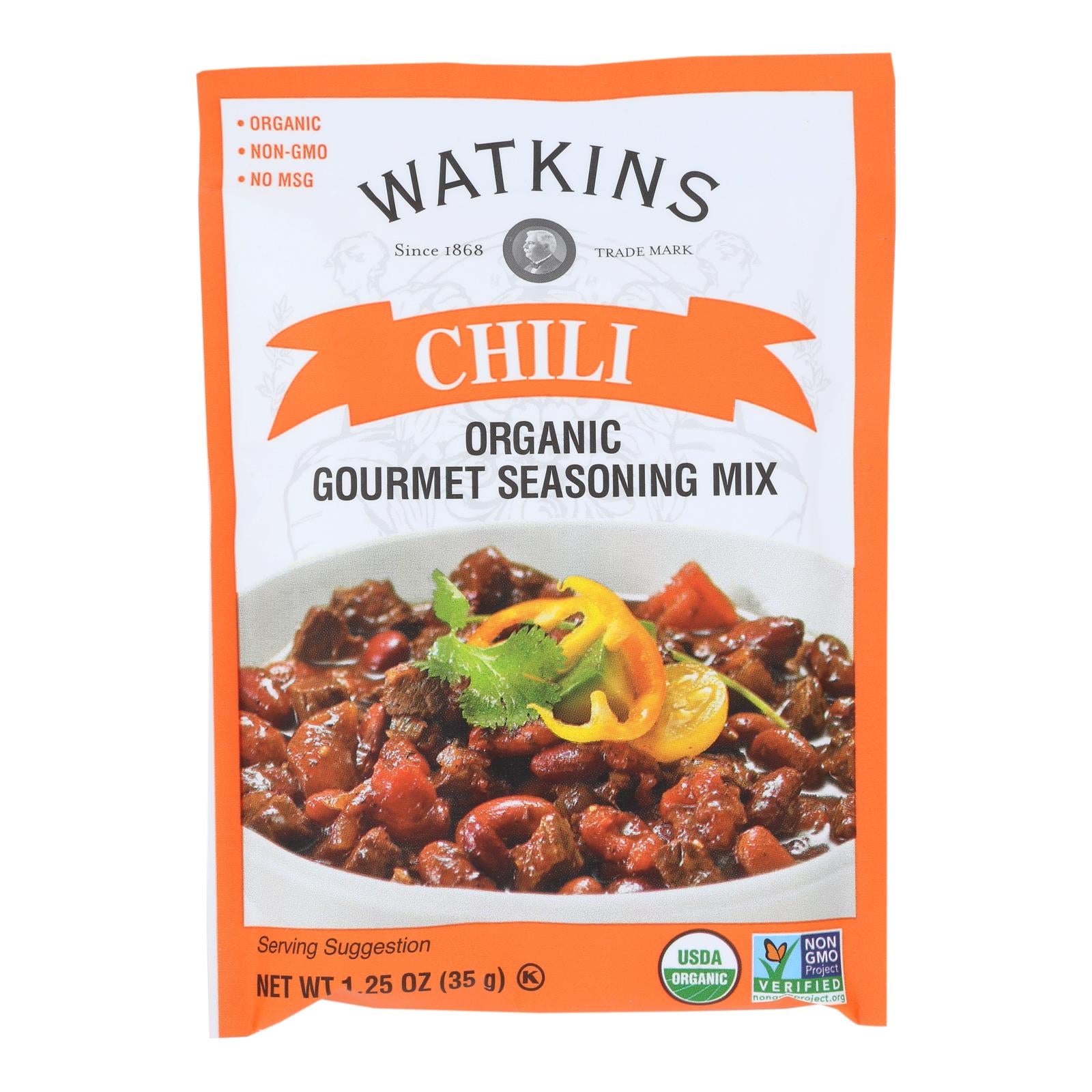 Watkins - Seasn Mix Chli Gourmt - Case Of 12-1.25 Oz