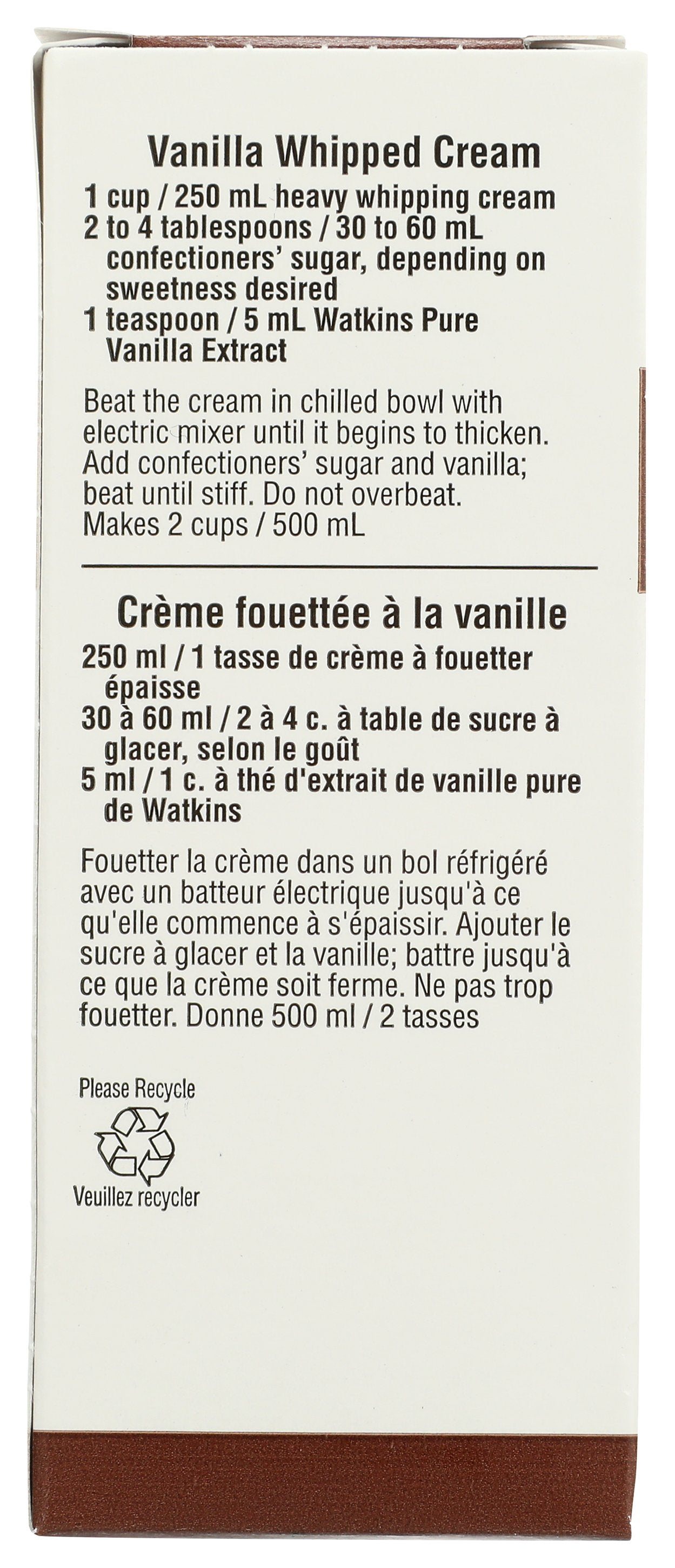 WATKINS EXTRACT PURE VANILLA - Case of 12