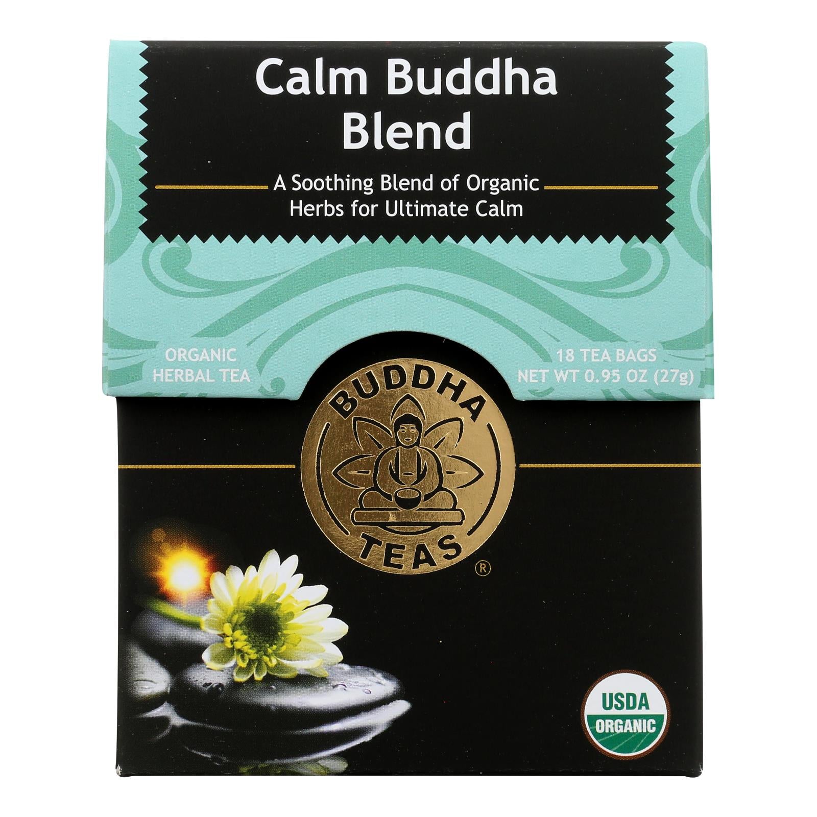 Buddha Teas - Tea Calm Buddha Blend - Case Of 6-18 Bag