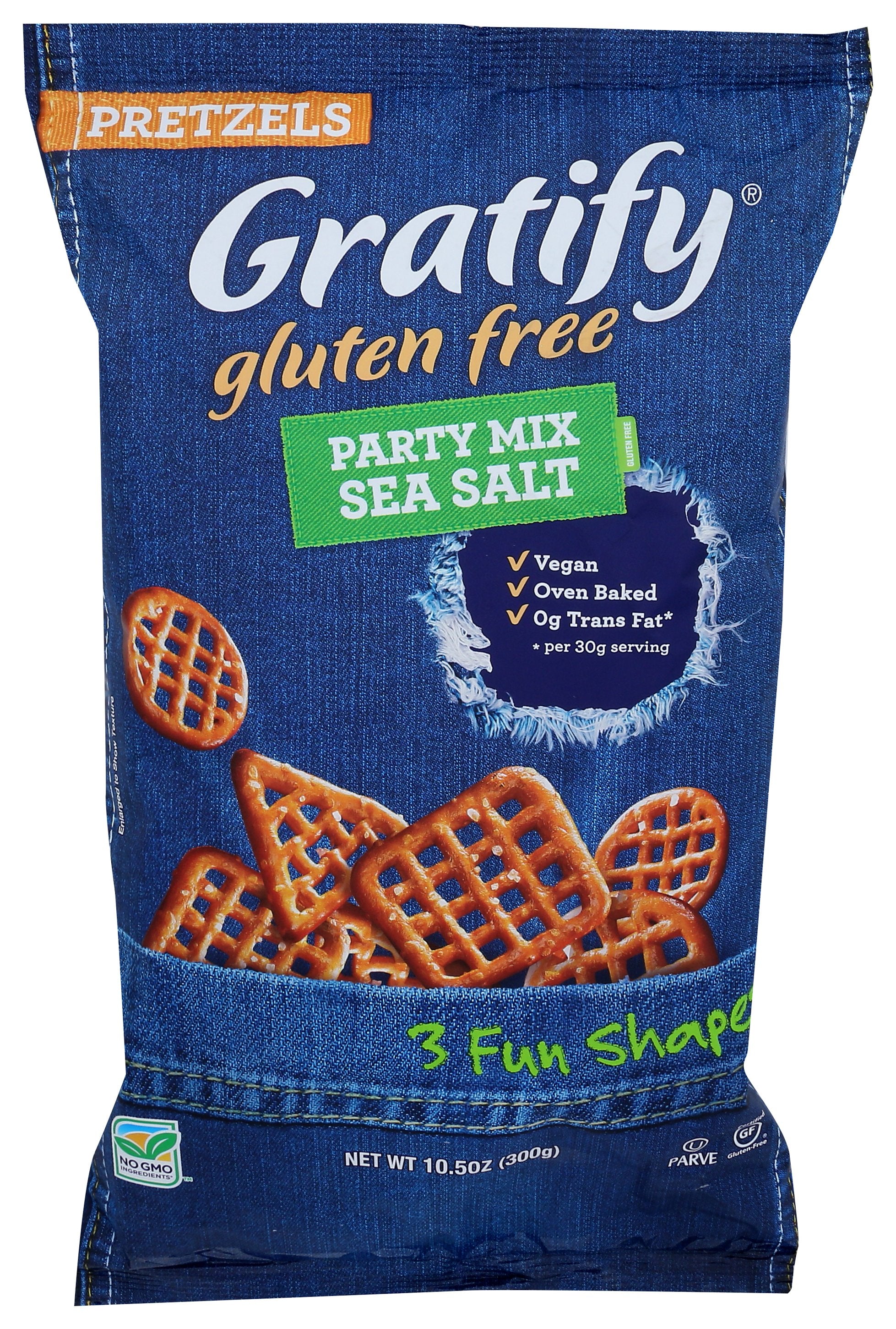 GRATIFY PRETZEL MIX PARTY SSALT - Case of 6