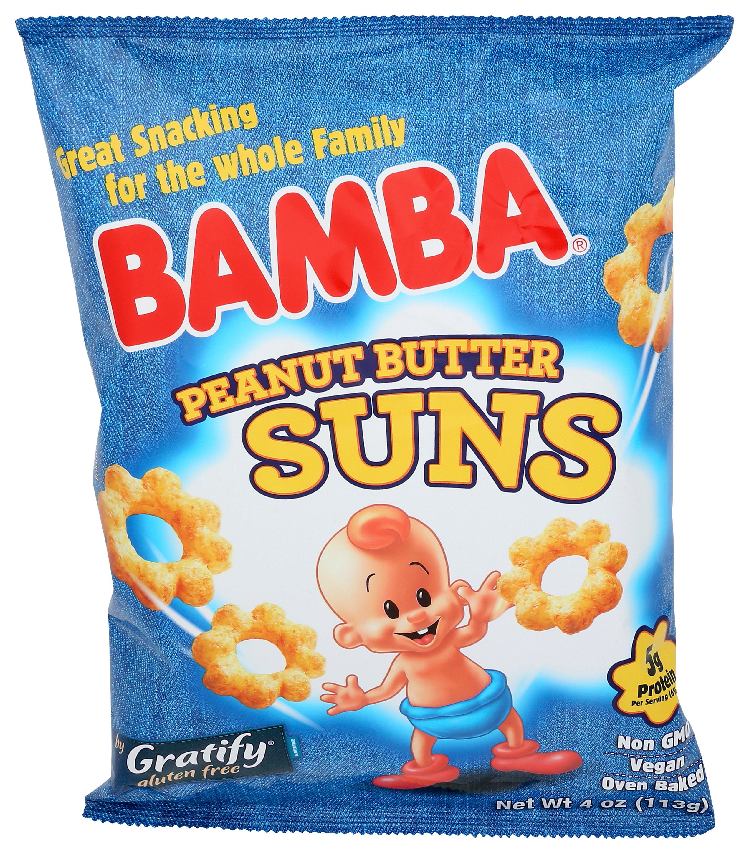 GRATIFY BAMBA PEANUT BTTR SUNS - Case of 12