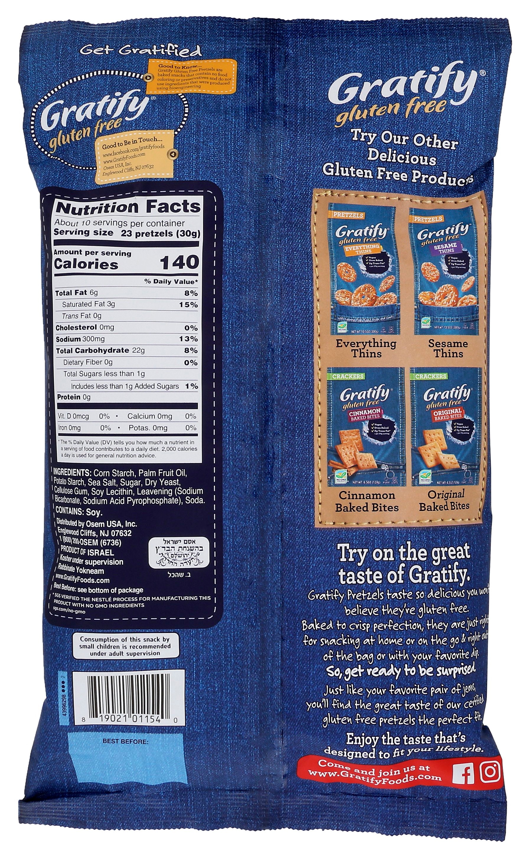 GRATIFY PRETZEL TWIST GF - Case of 6