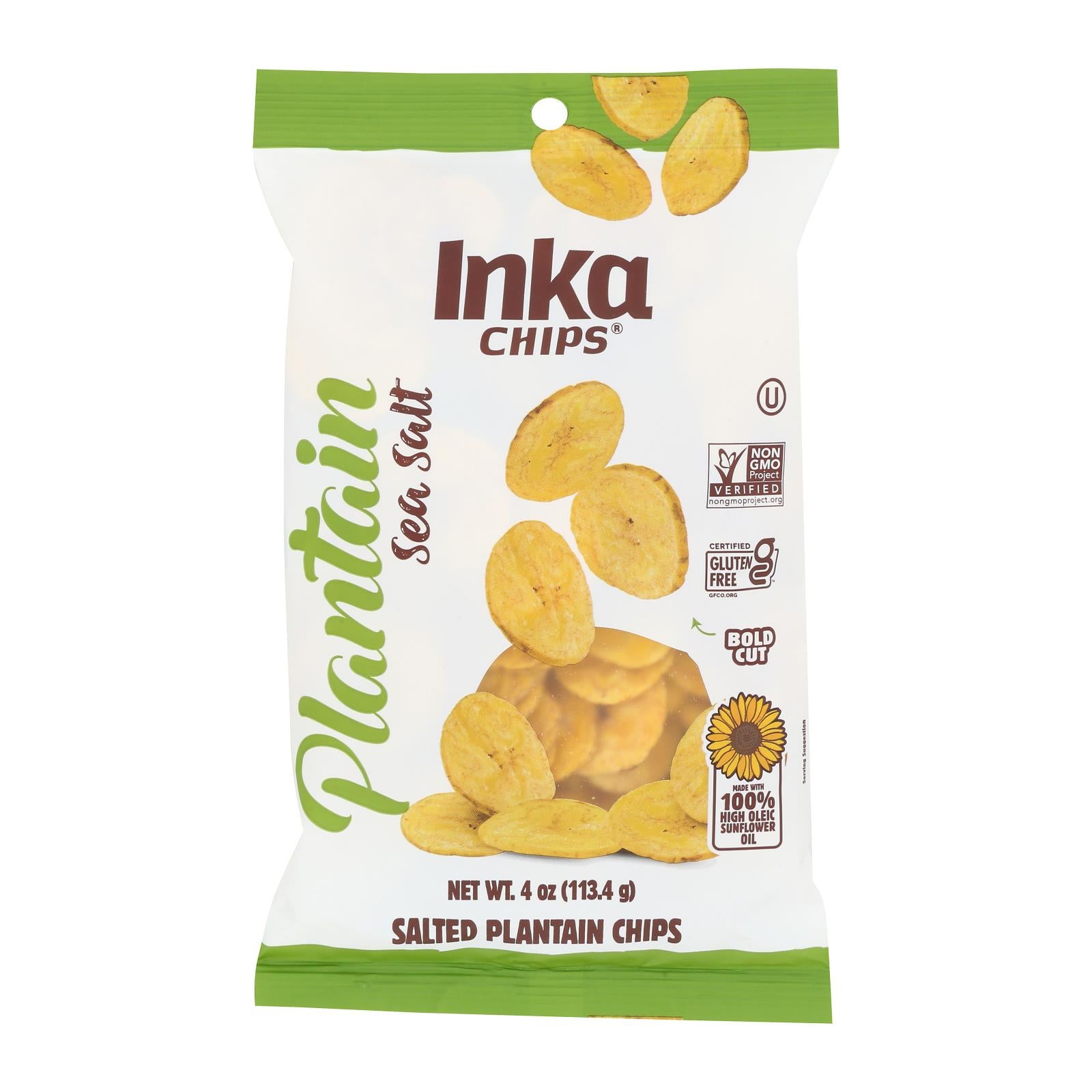 Inka Crops - Plantain Chips - Original - Case Of 12 - 4 Oz.