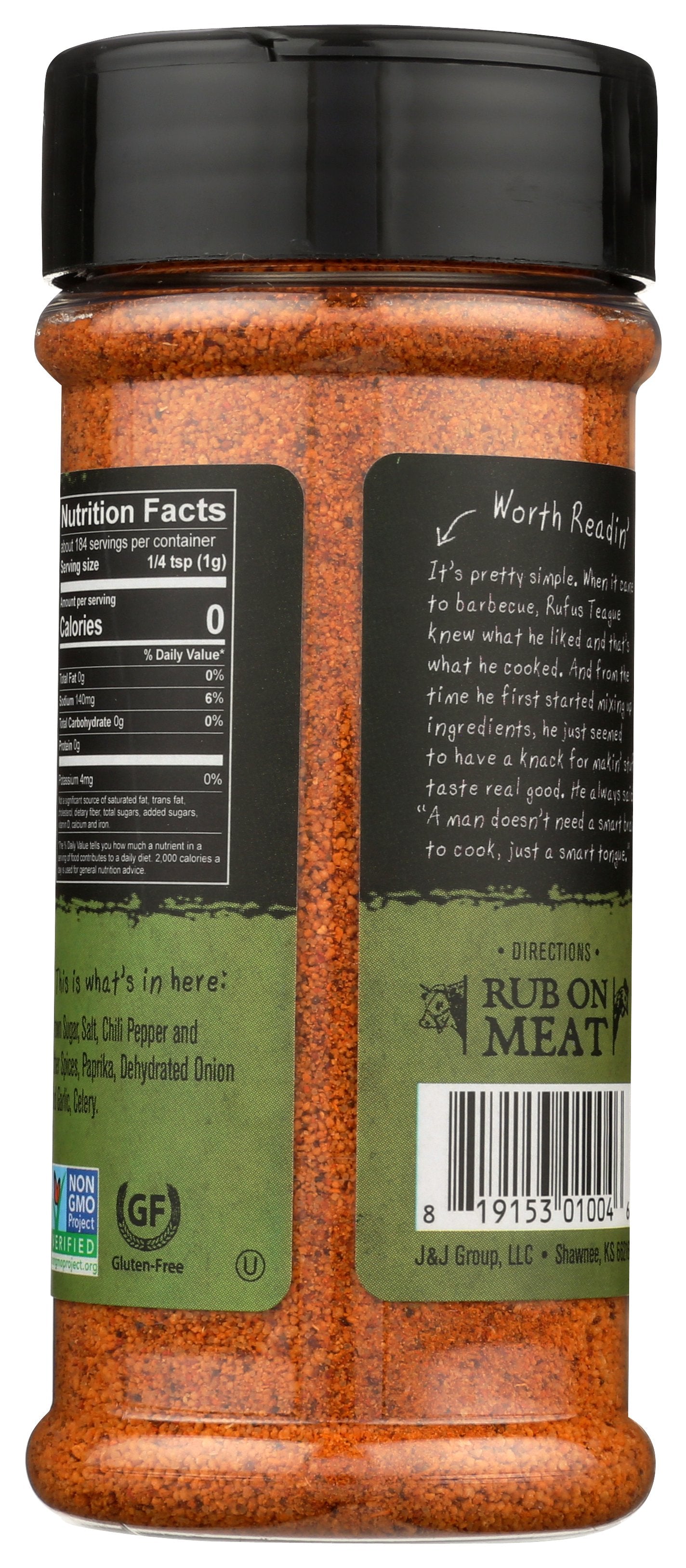 RUFUS TEAGUE RUB ORIGINAL MEAT - Case of 6