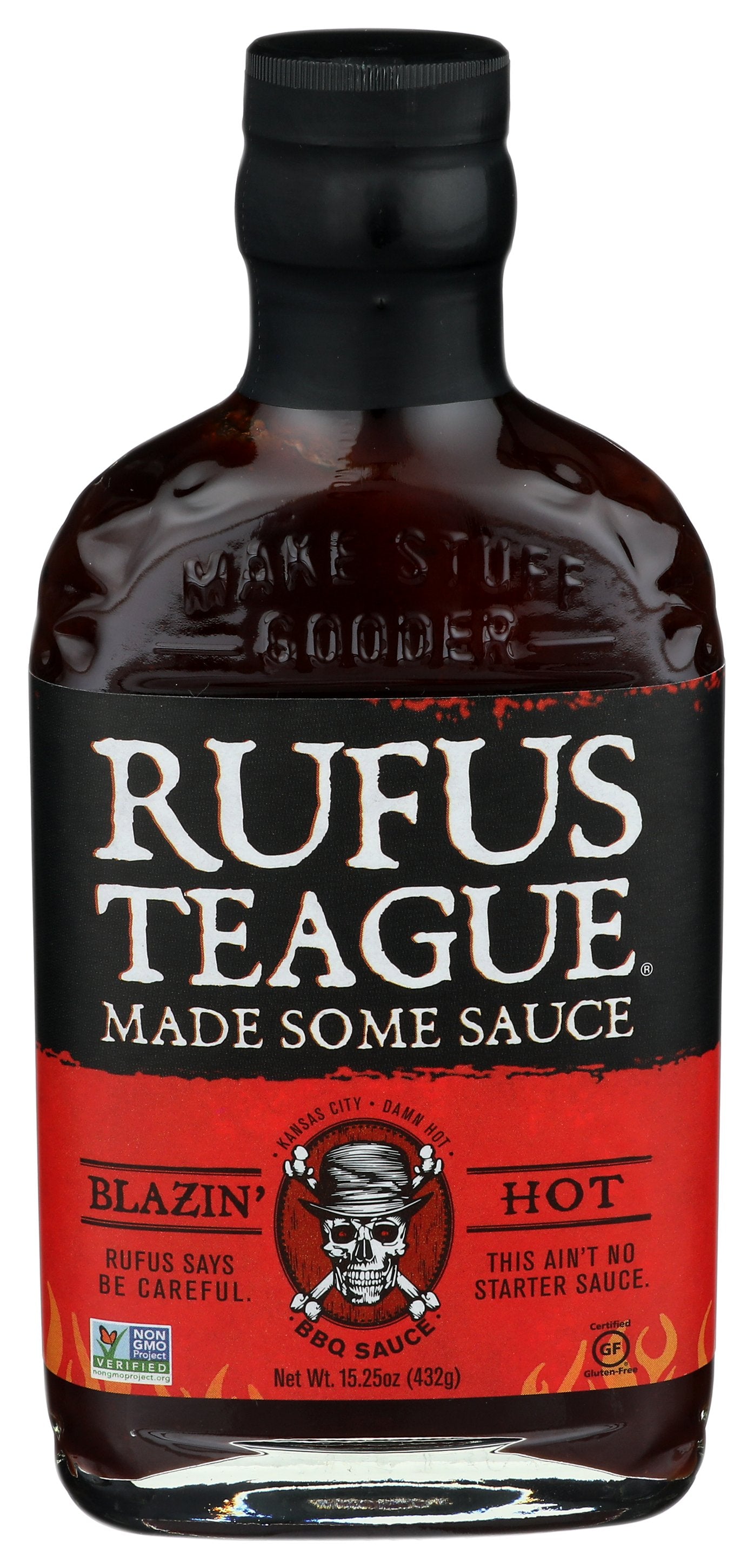 RUFUS TEAGUE SAUCE BBQ BLAZIN HOT - Case of 6