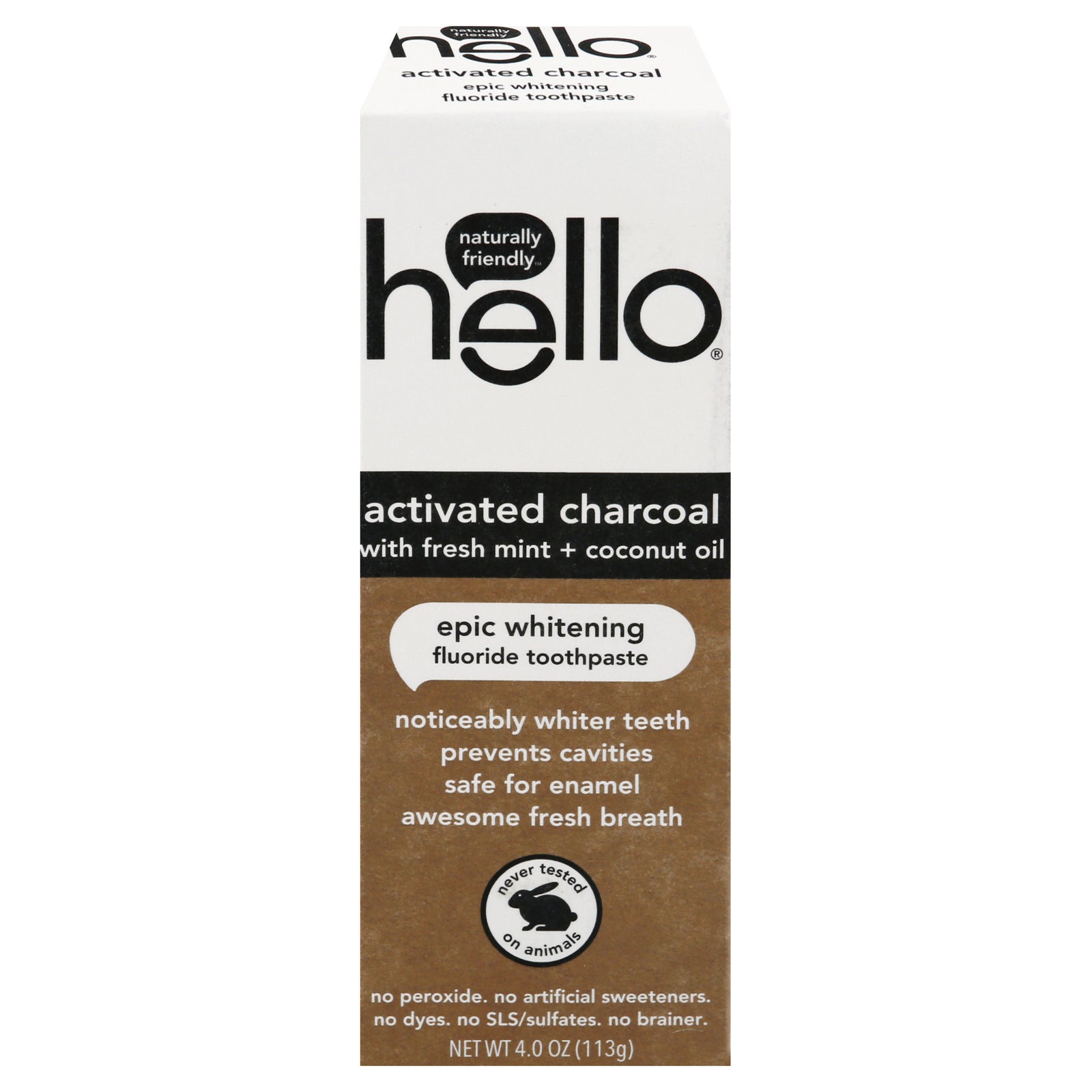 Hello Products Llc - Tpst Actvt Char Whtning - Case of 6-4 OZ